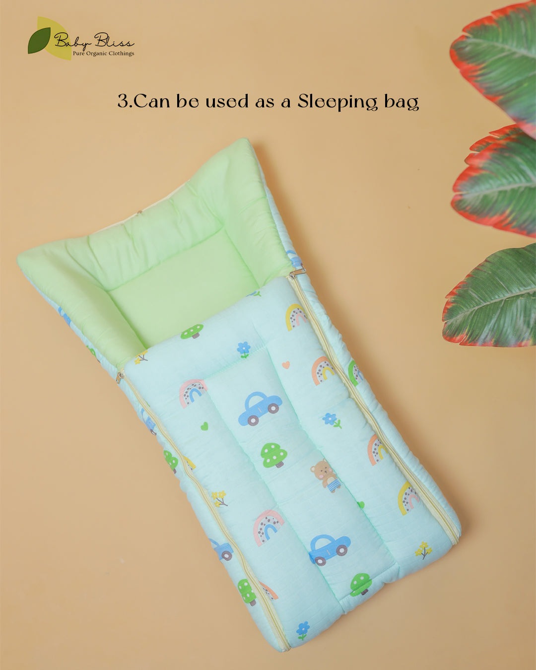Muslin Baby Carrying Bed – 3 in 1