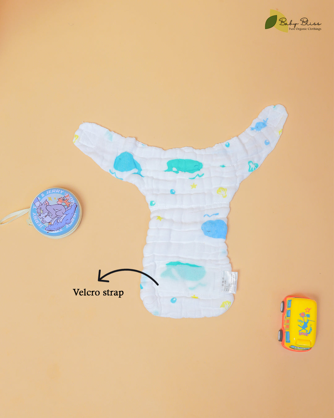 Crinkled Muslin Nappies – 6-Layered