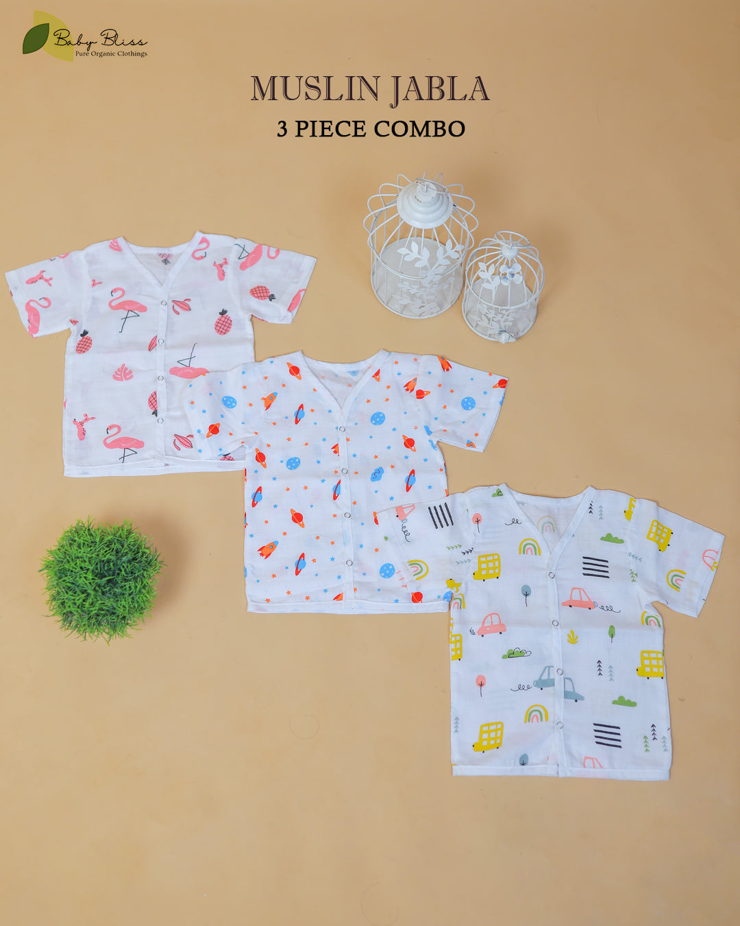 Muslin Half Sleeve Jabla