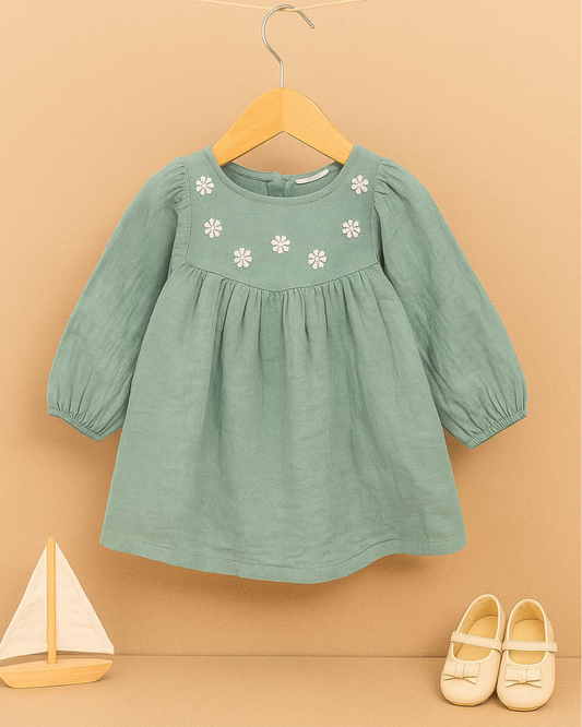Premium Muslin Embroidery Frocks