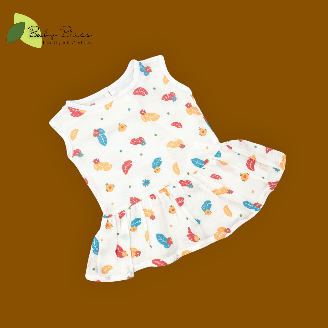 Muslin Back button Frocks