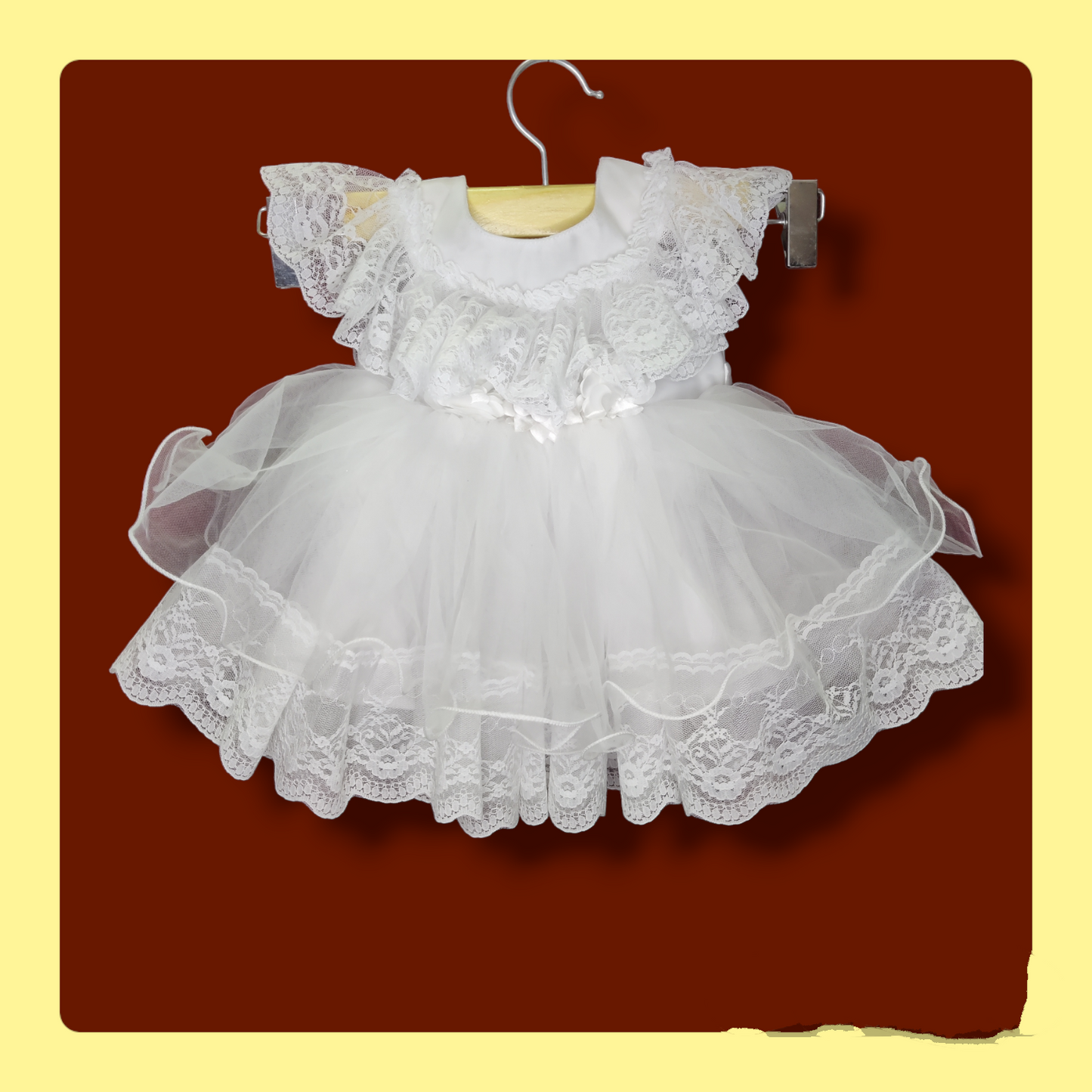 White Flared Frocks