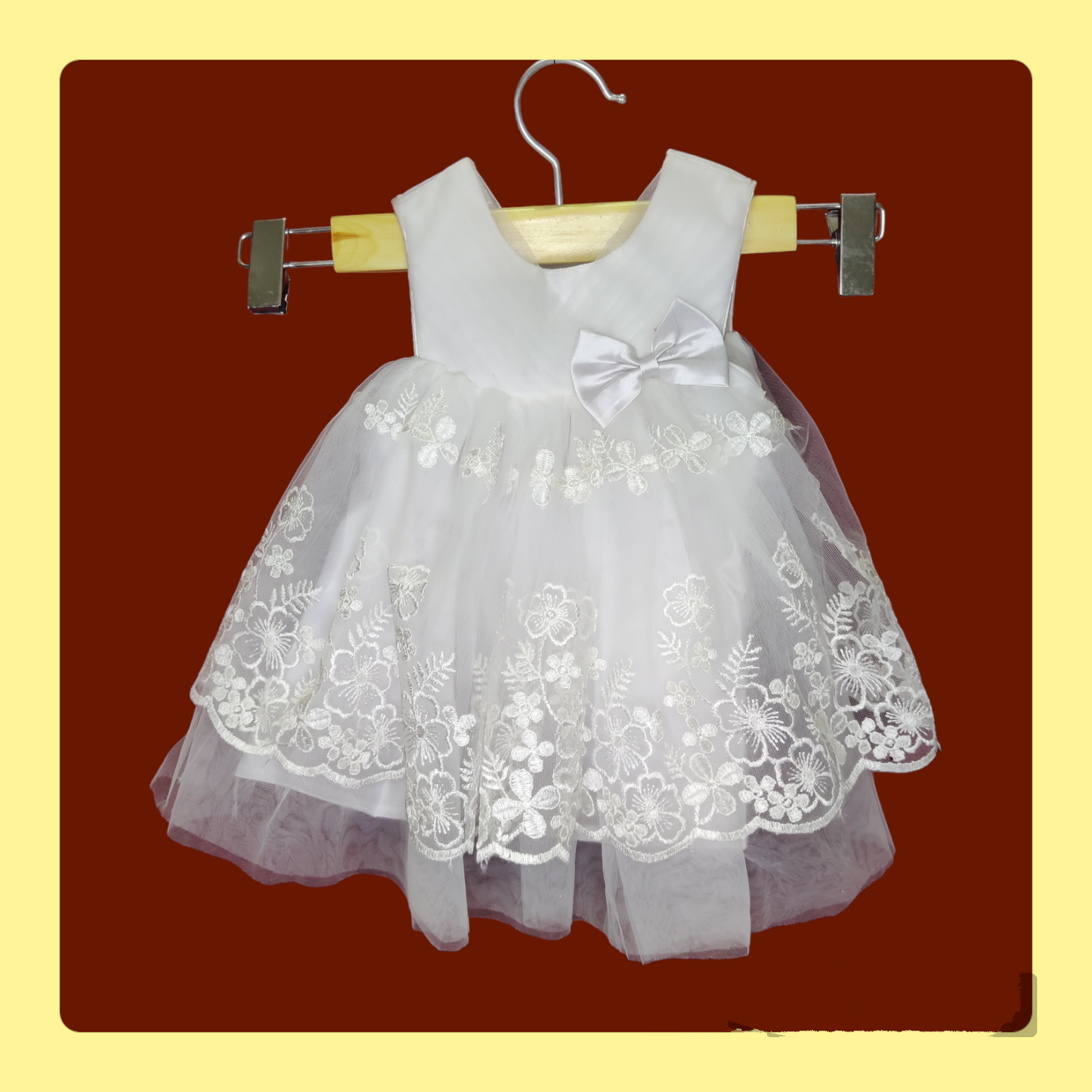 White Flared Frocks