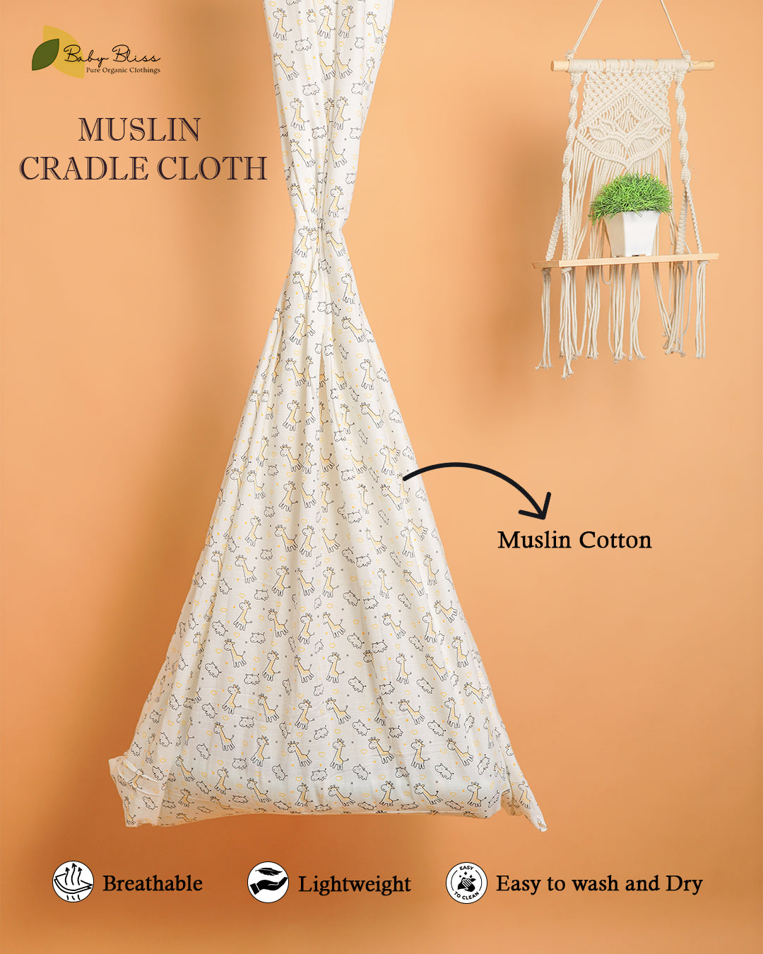 Muslin Cradle Cloth