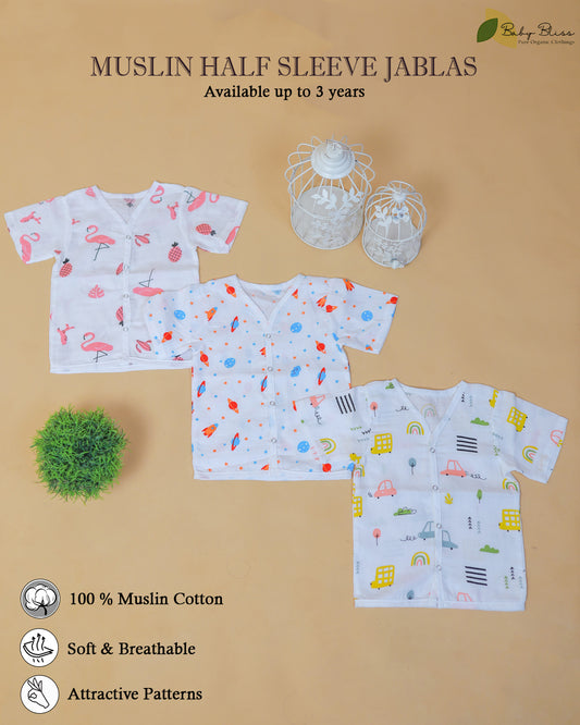 Muslin Half Sleeve Jabla