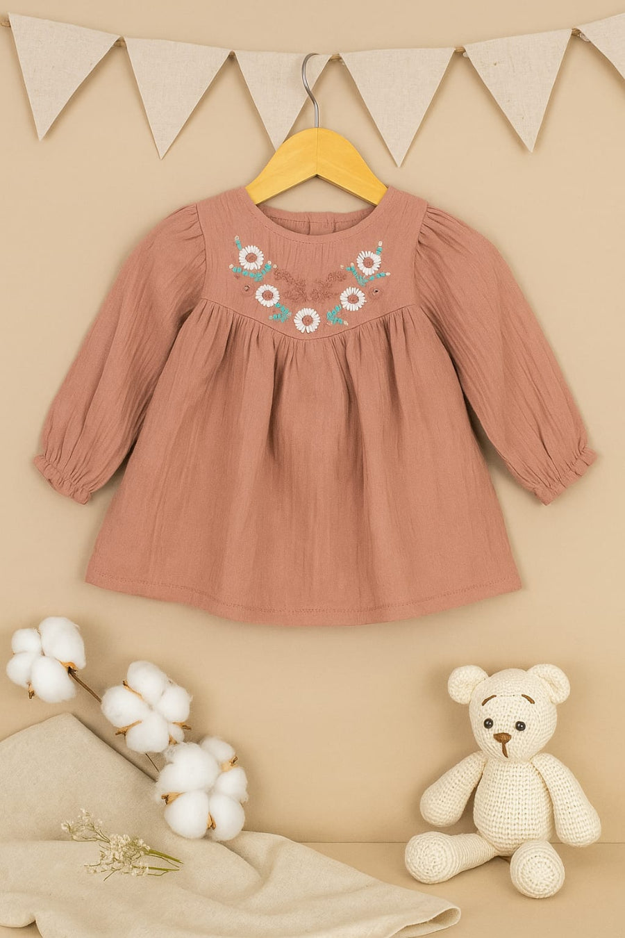 Premium Muslin Embroidery Frocks