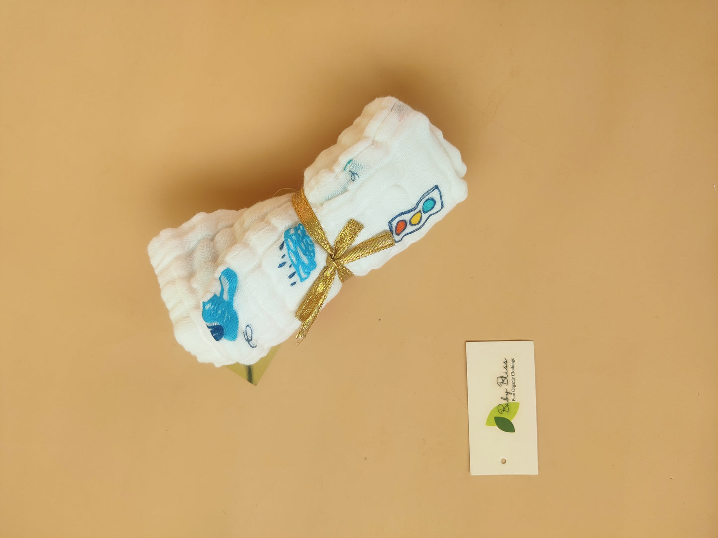 Crinkled Muslin Towel - 6 Layered