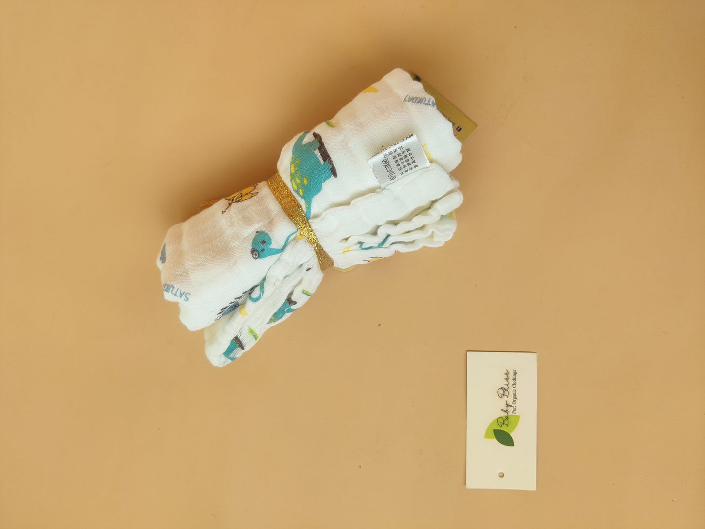 Crinkled Muslin Towel - 6 Layered