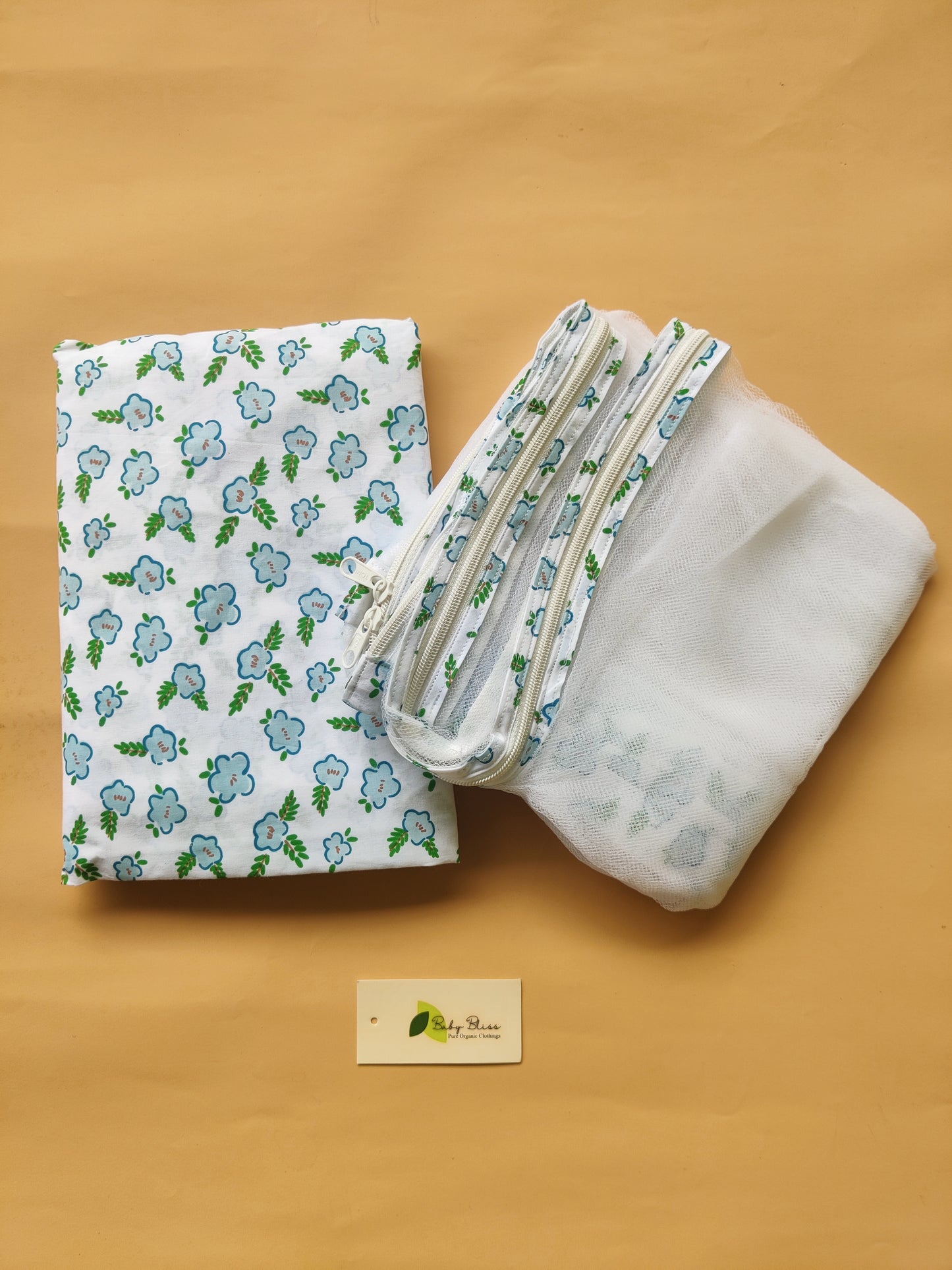 Cotton Cradle Cloth with Mosquito Net