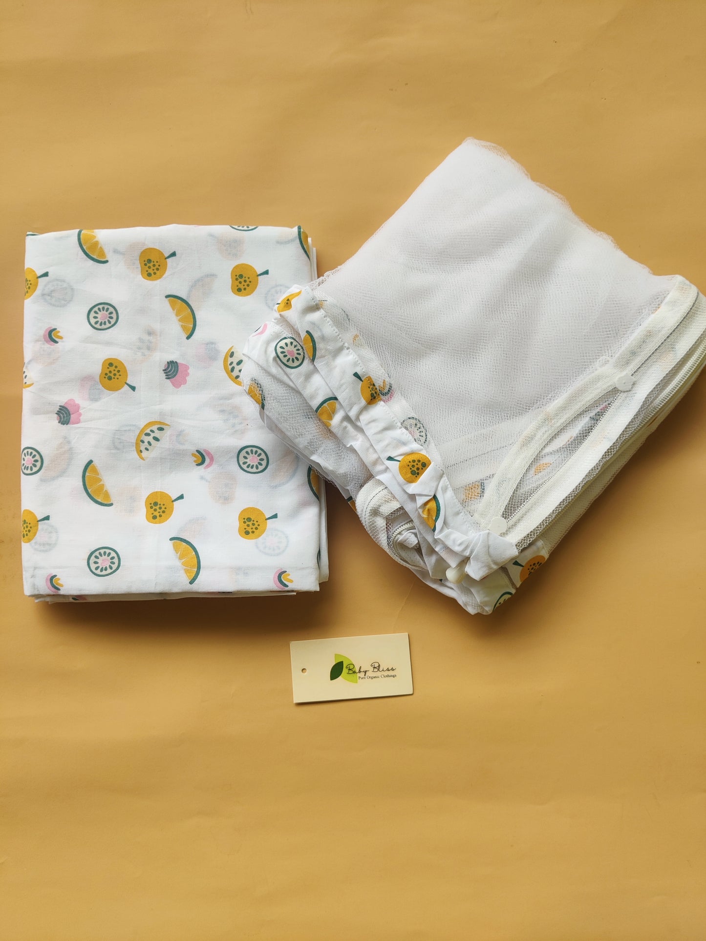 Cotton Cradle Cloth with Mosquito Net
