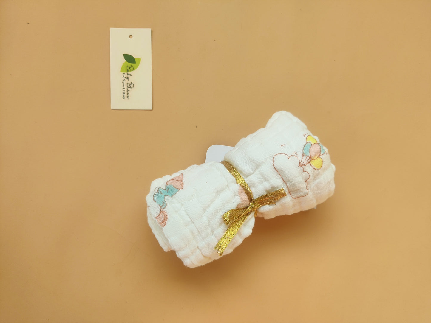 Crinkled Muslin Towel - 6 Layered