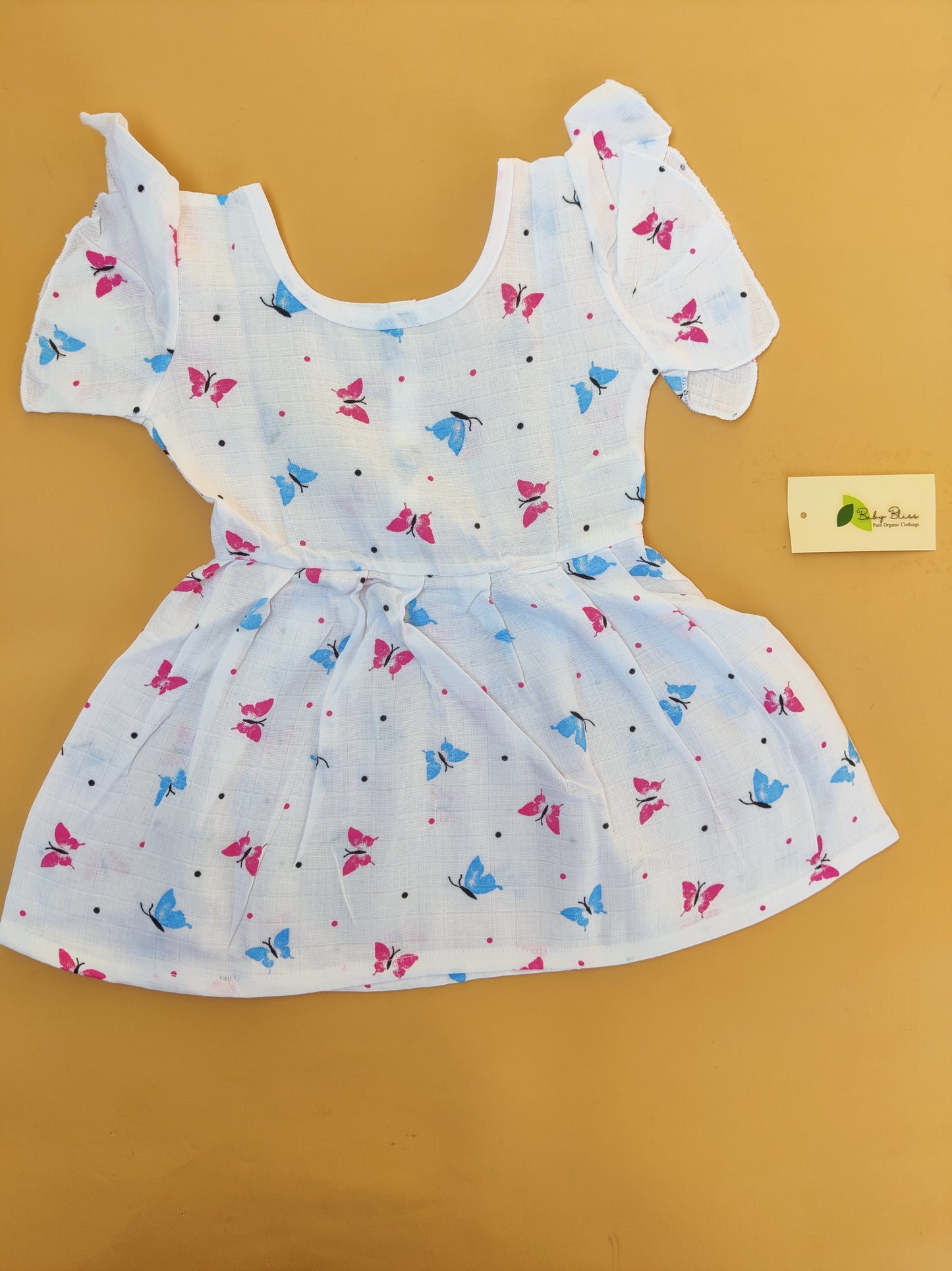Muslin Umbrella Sleeve Frocks