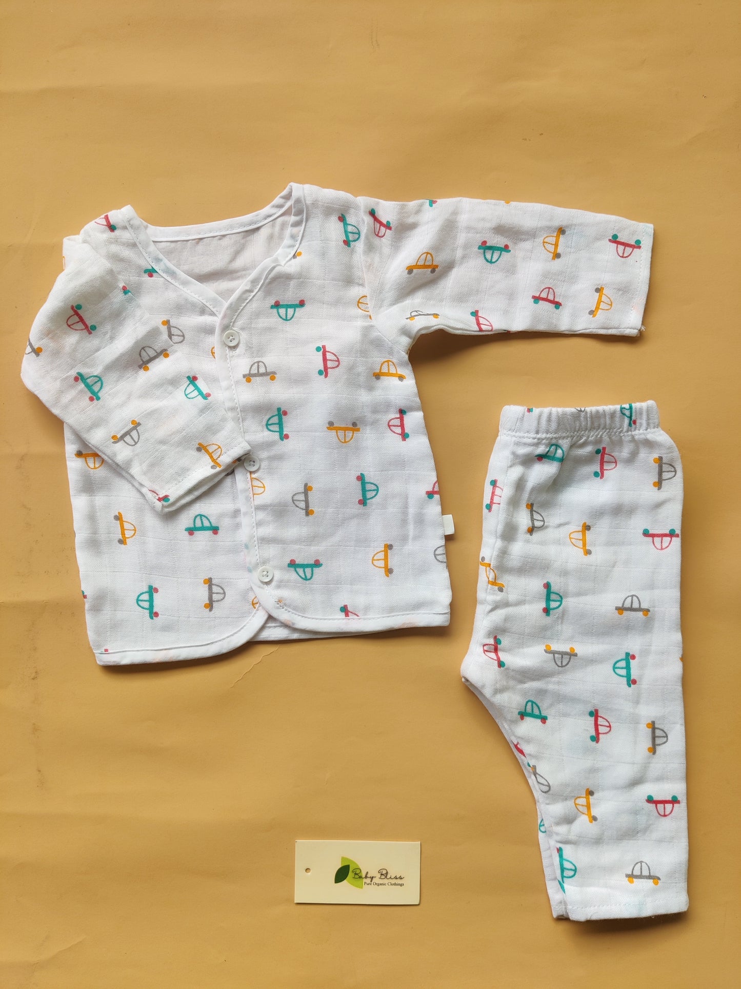 Muslin Sleepsuit with Lining