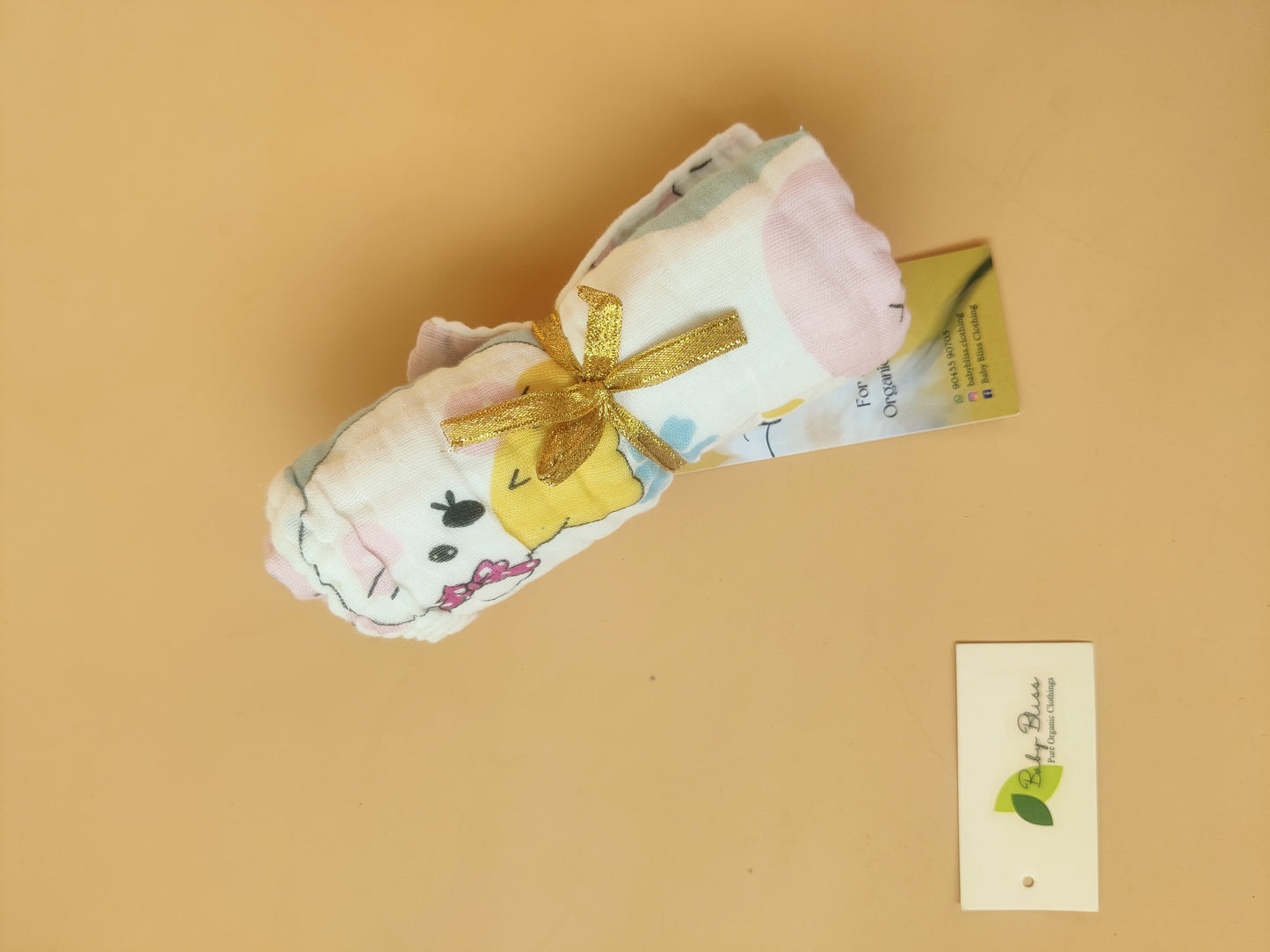 Crinkled Muslin Towel - 6 Layered