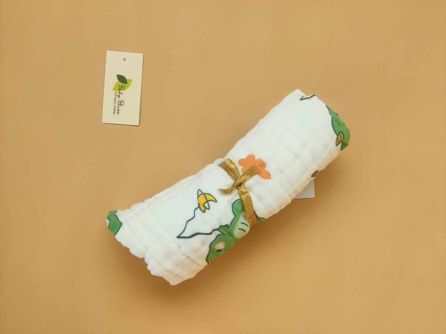 Crinkled Muslin Bath Towels