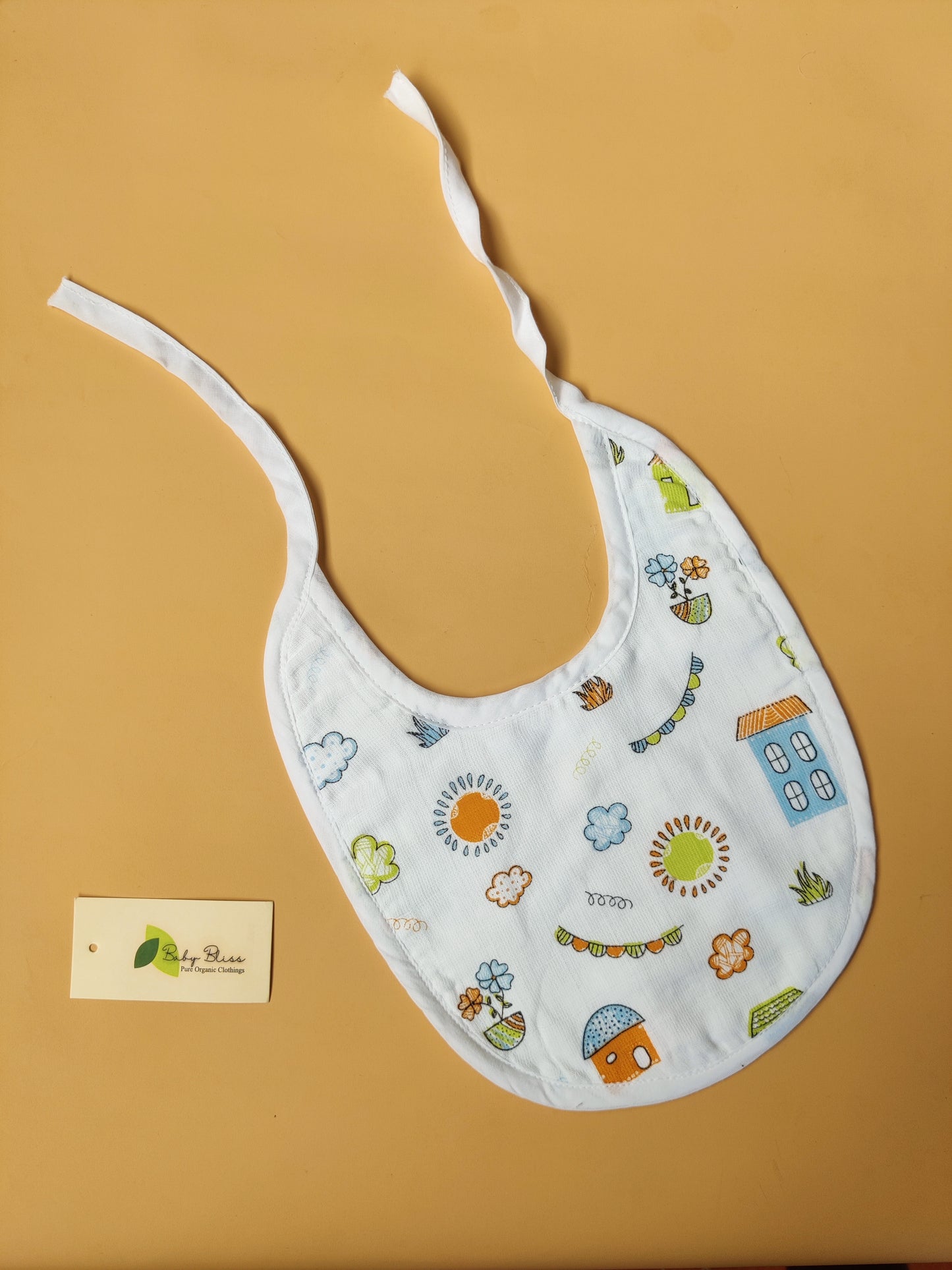 Muslin 4-Layered Bibs