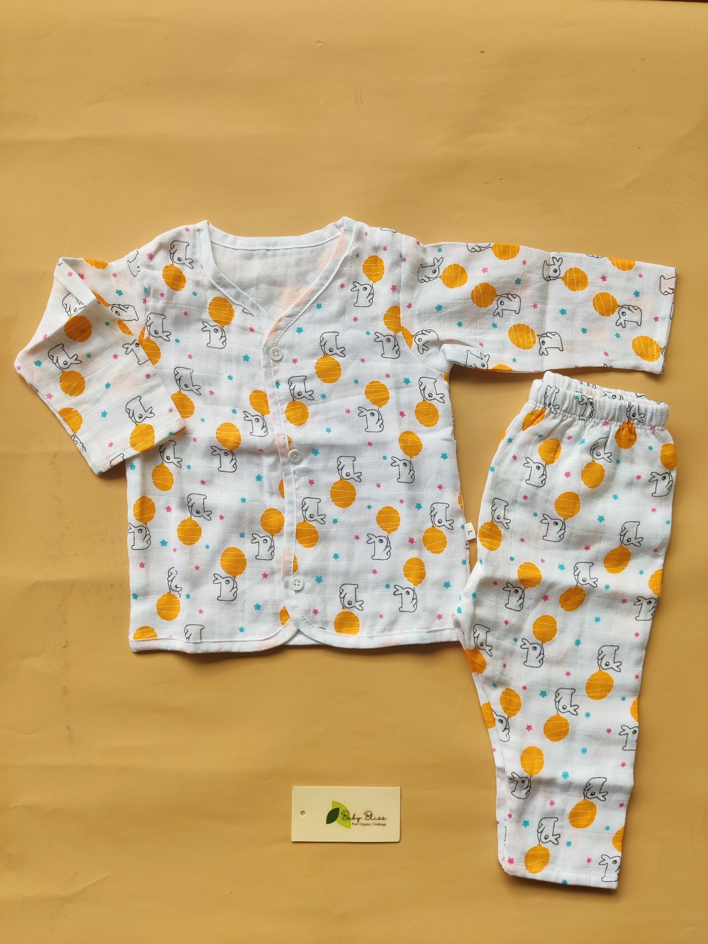 Muslin Sleepsuit with Lining