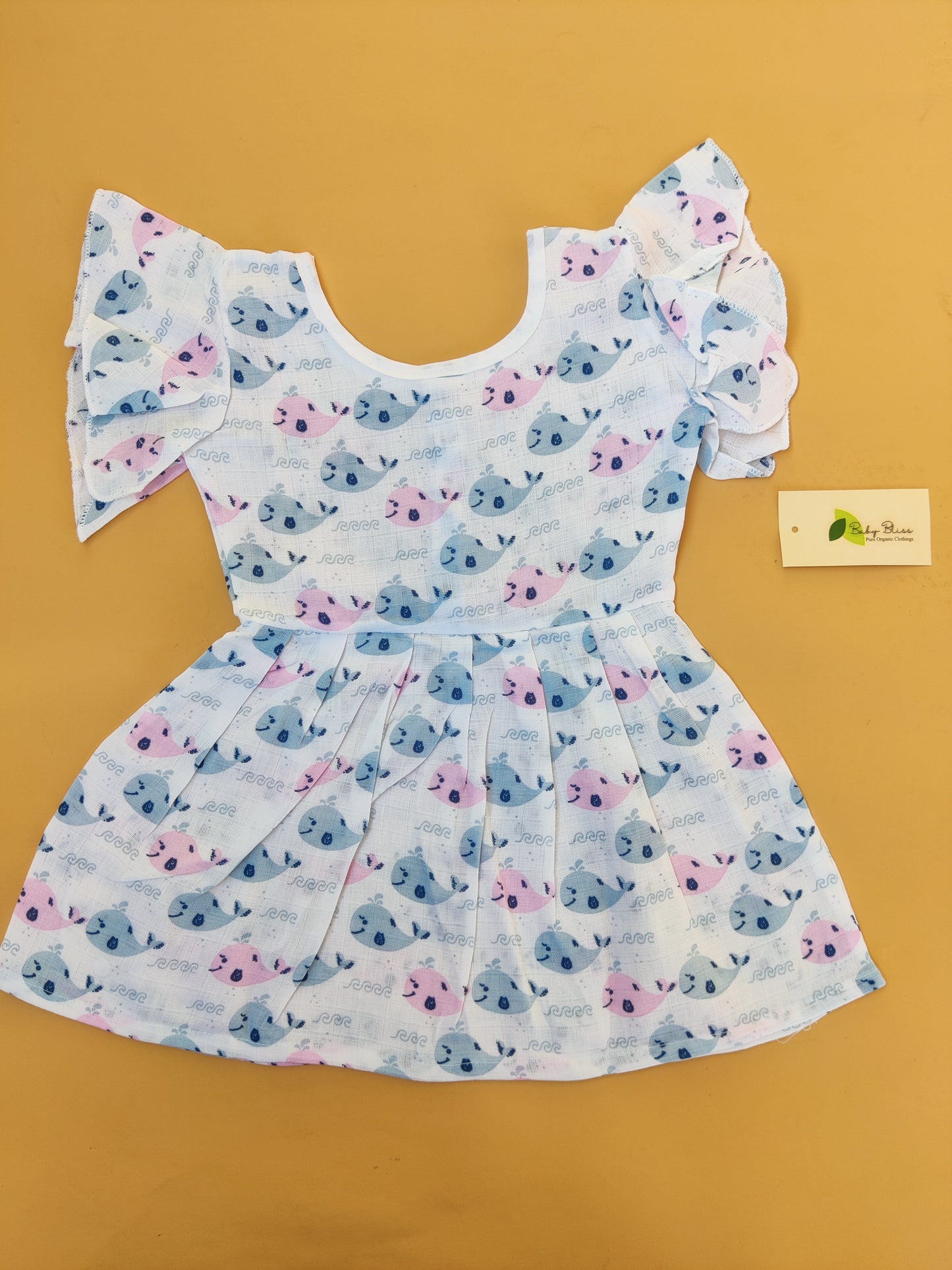 Muslin Umbrella Sleeve Frocks