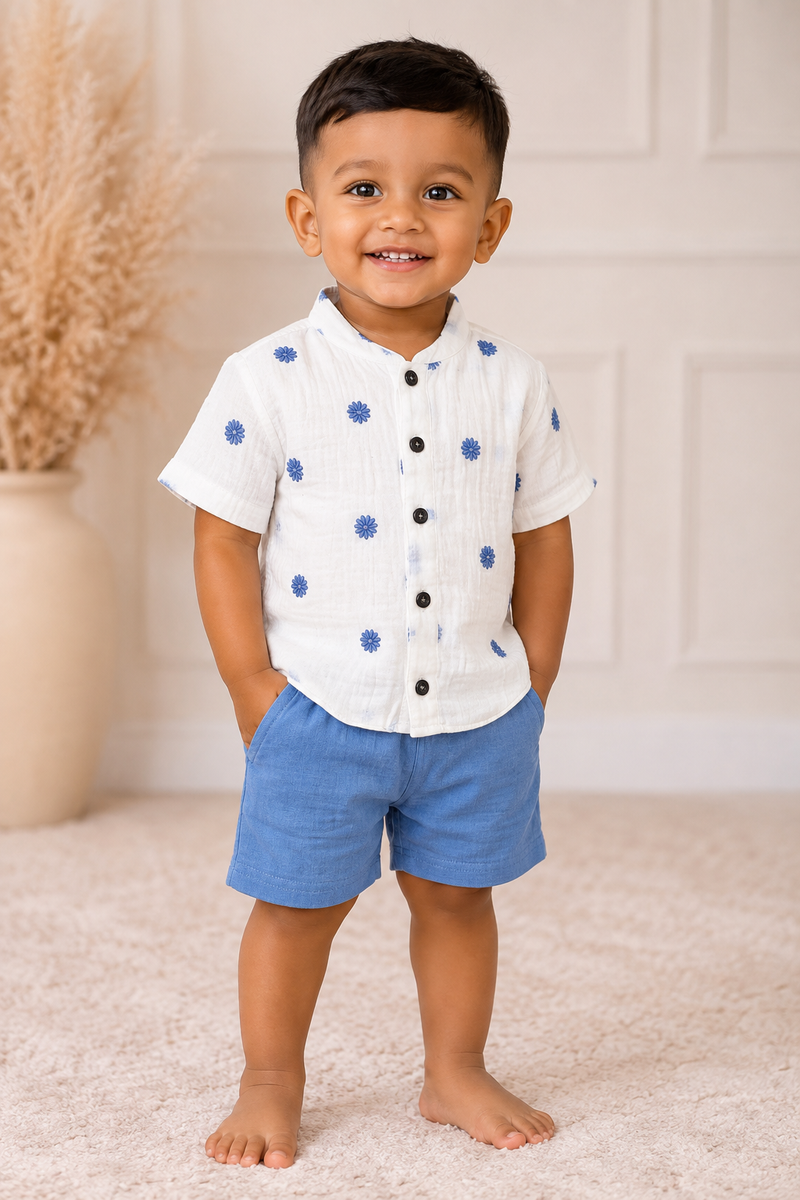 Premium Muslin Embroidery Co-Ord