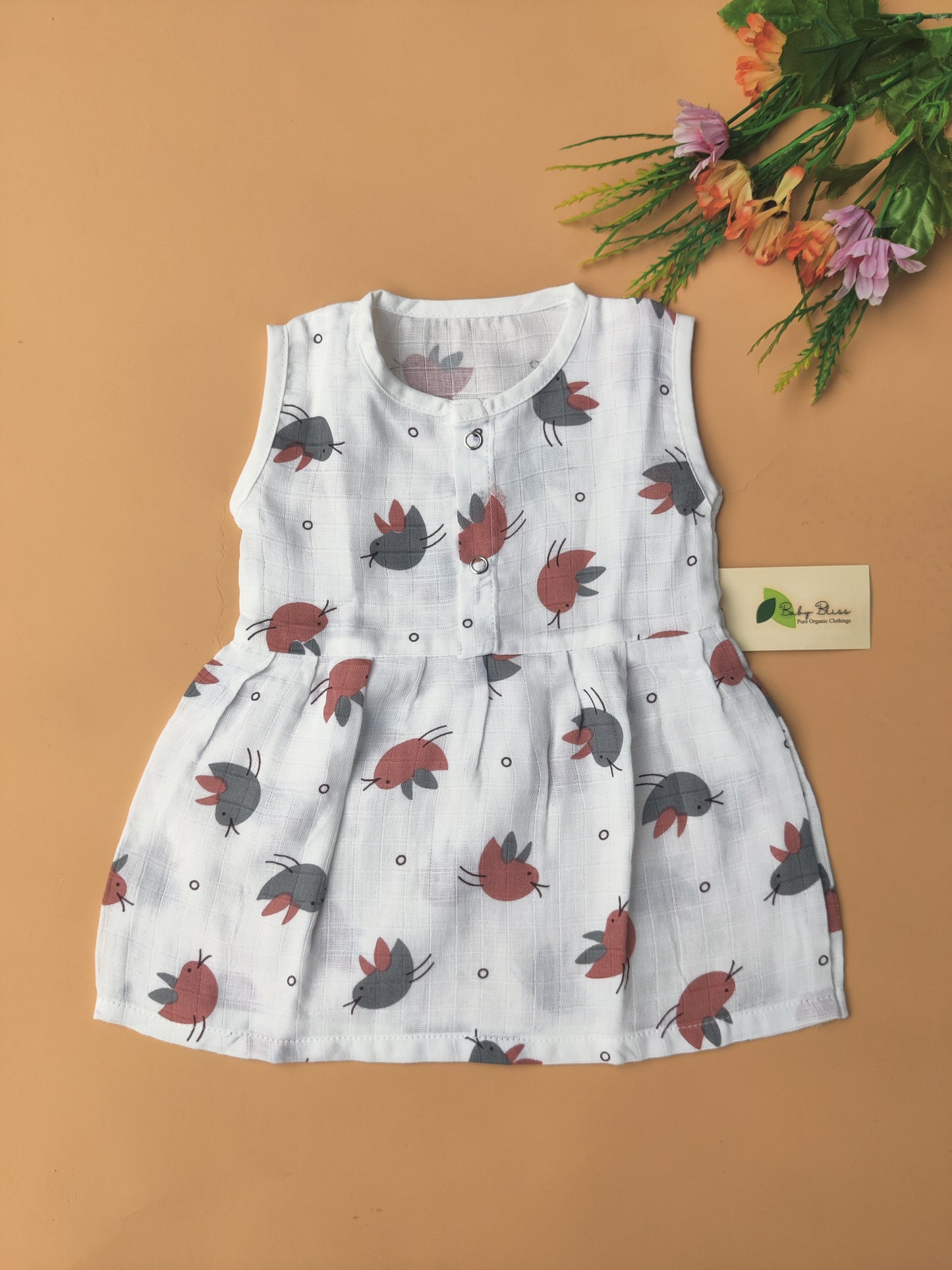 Muslin Frocks Combo (0-6 M)