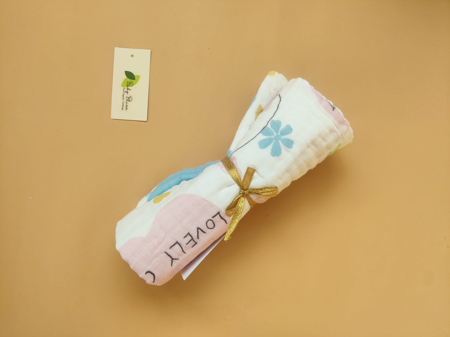 Crinkled Muslin Bath Towels