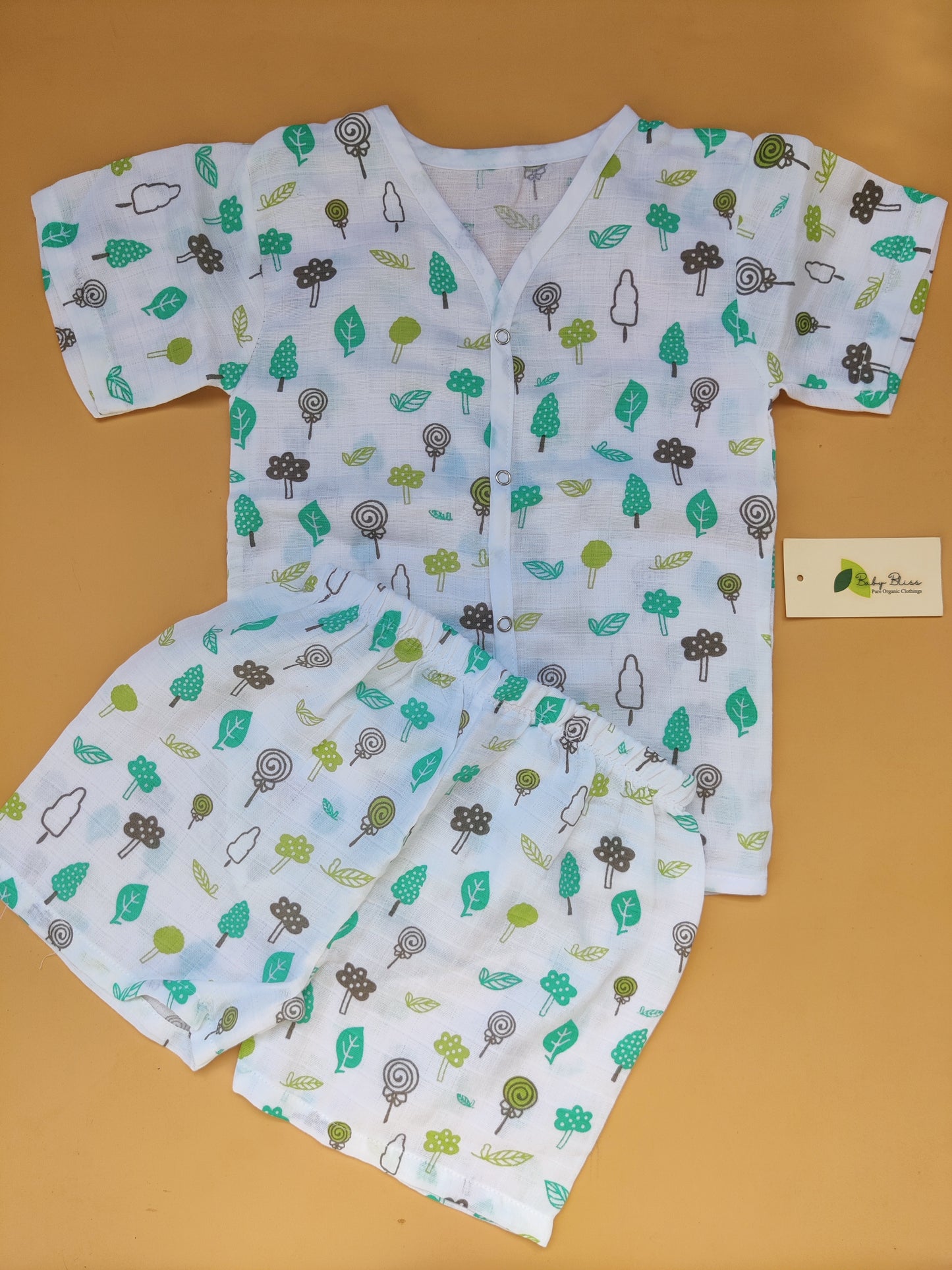 Muslin Half Sleeve Co-Ord (0-3 Yrs)