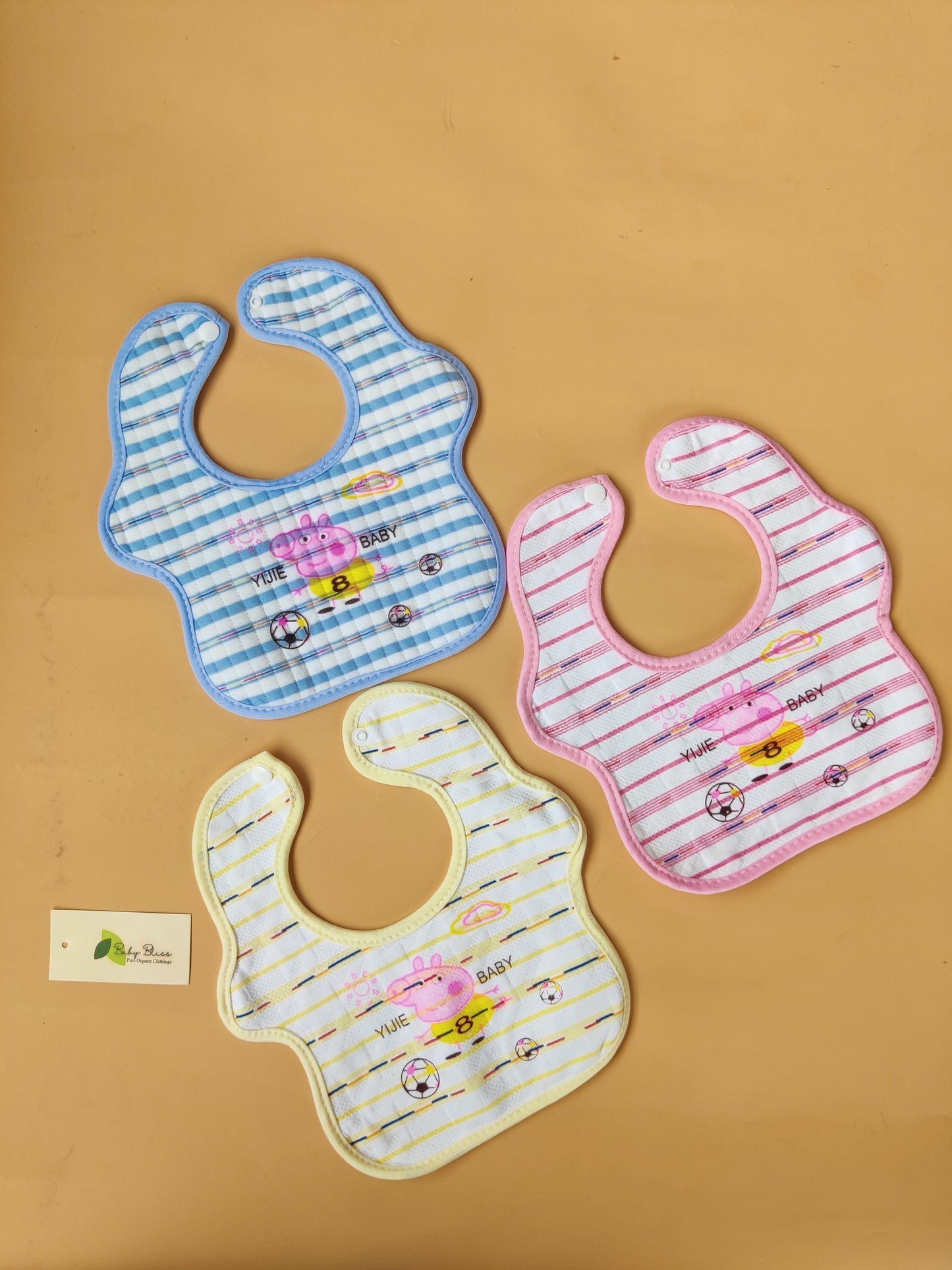 Muslin 4-Layered Bibs