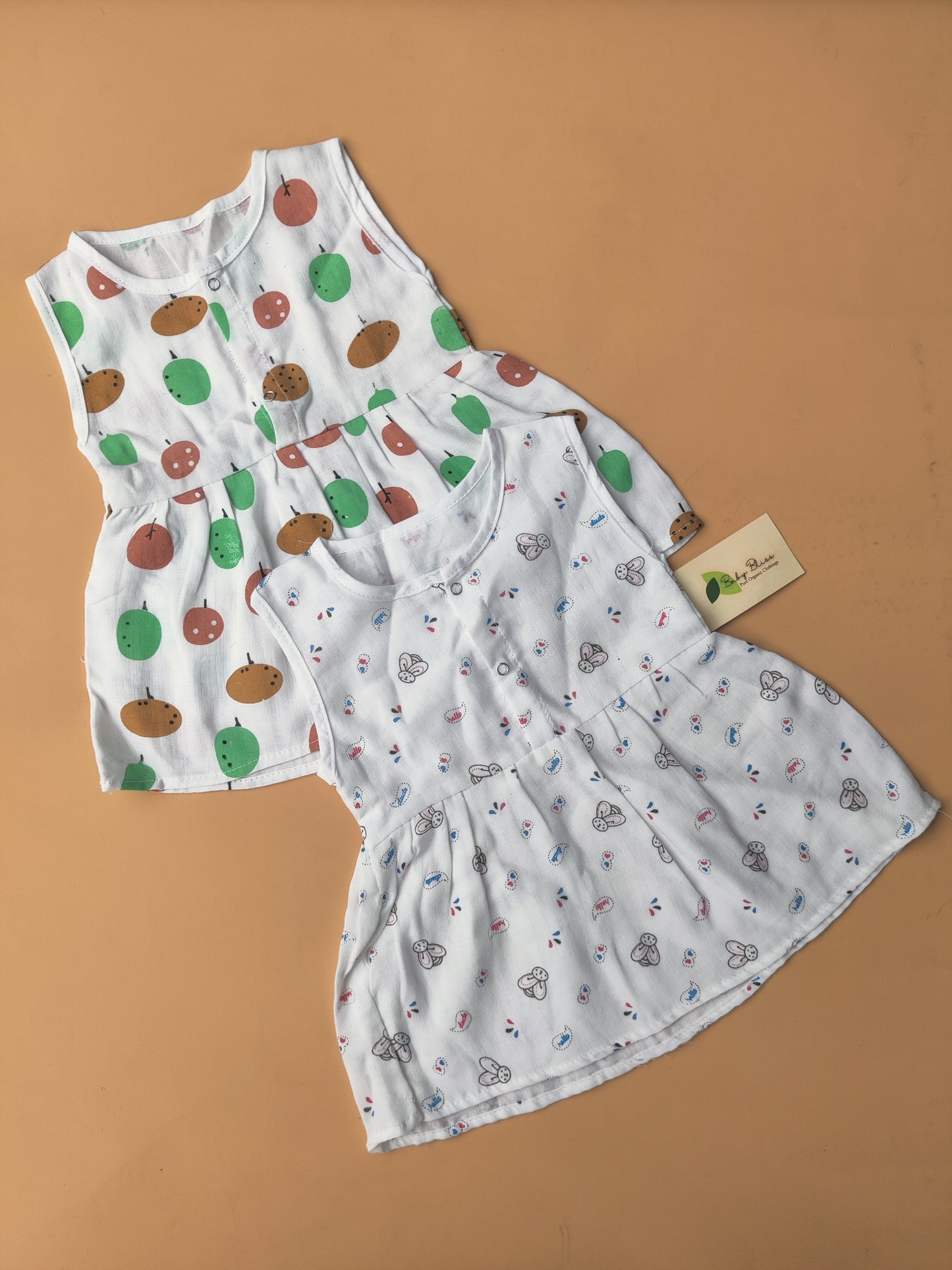 Muslin Frocks Combo (0-6 M)