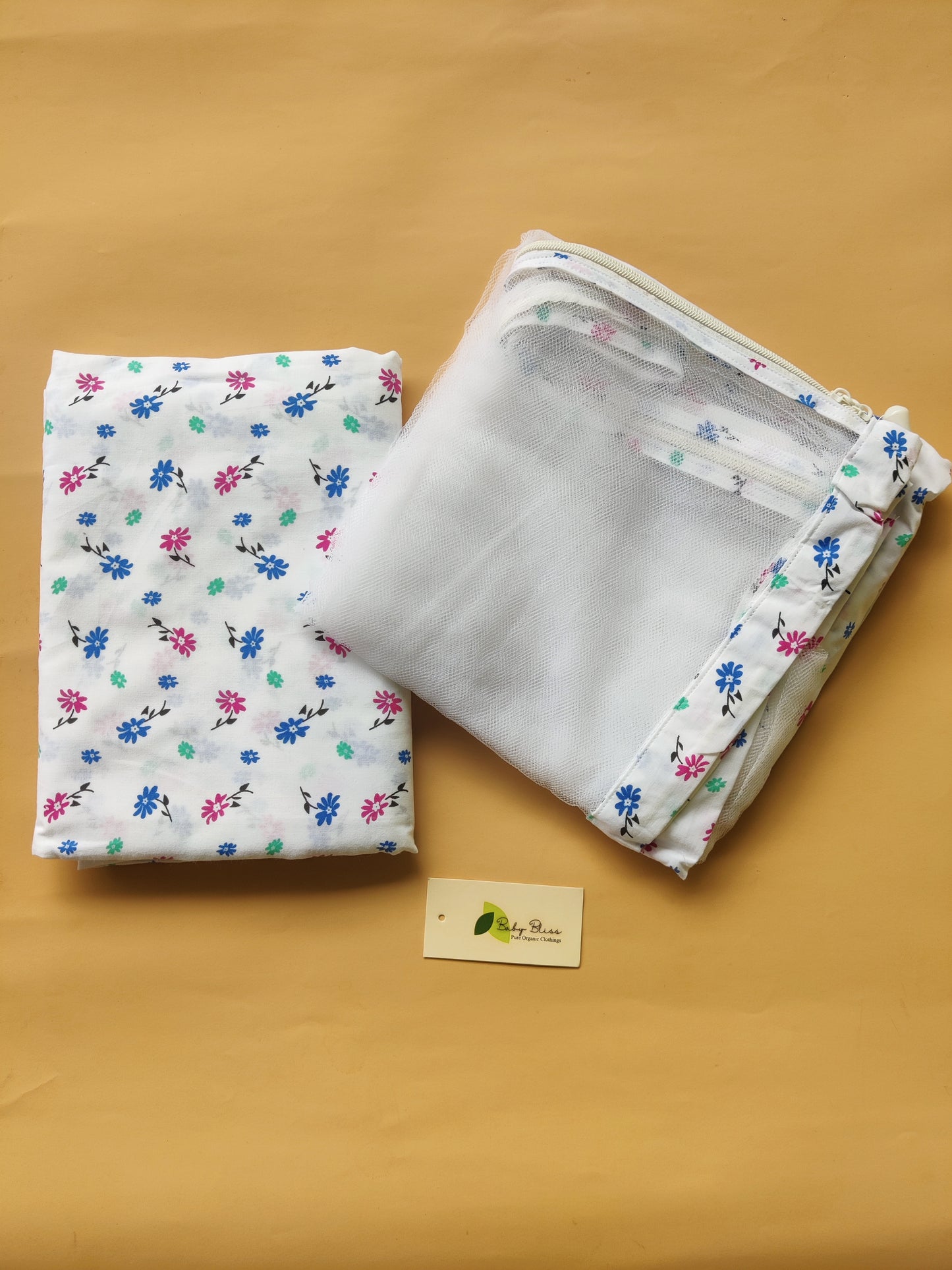 Cotton Cradle Cloth with Mosquito Net