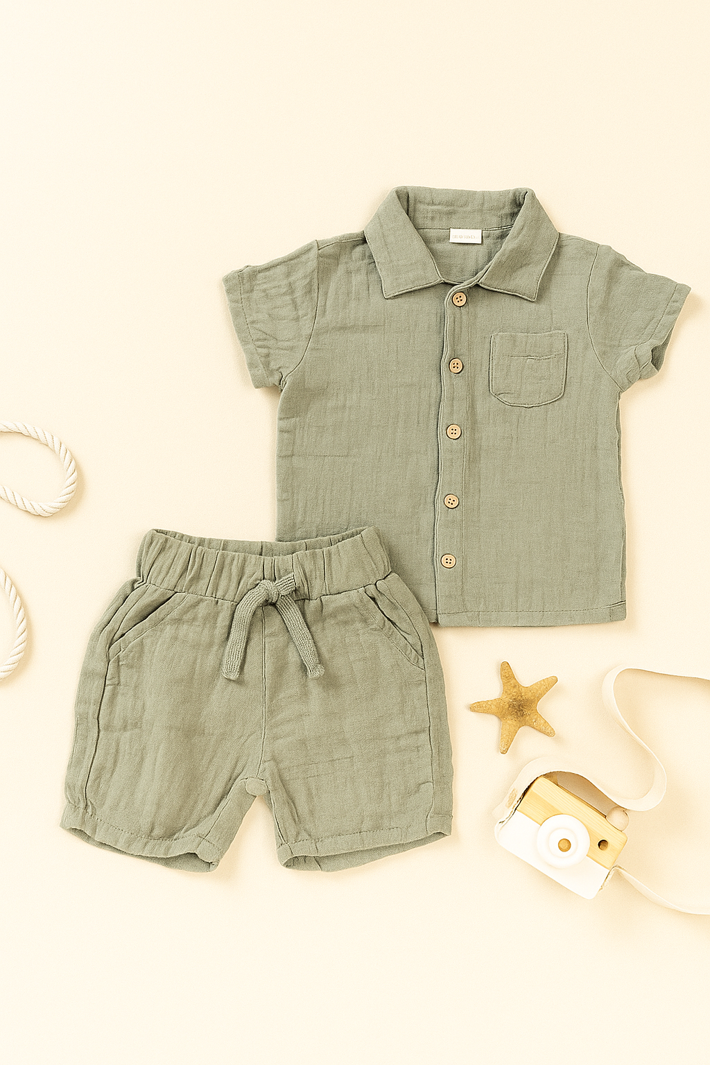 Branded Muslin Co-Ord