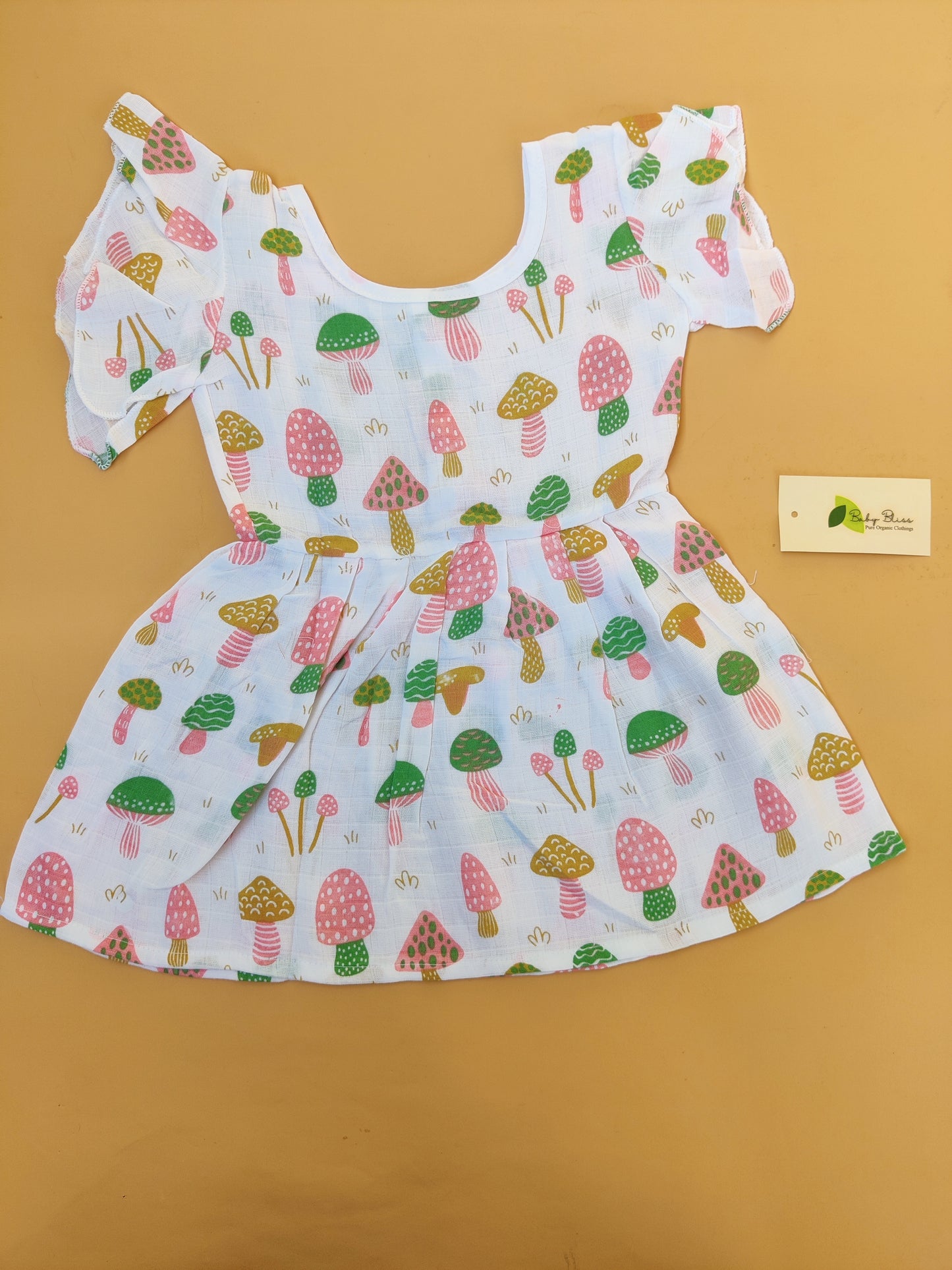Muslin Umbrella Sleeve Frocks