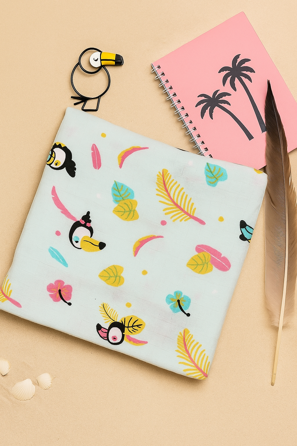 Muslin Printed Bath Towel