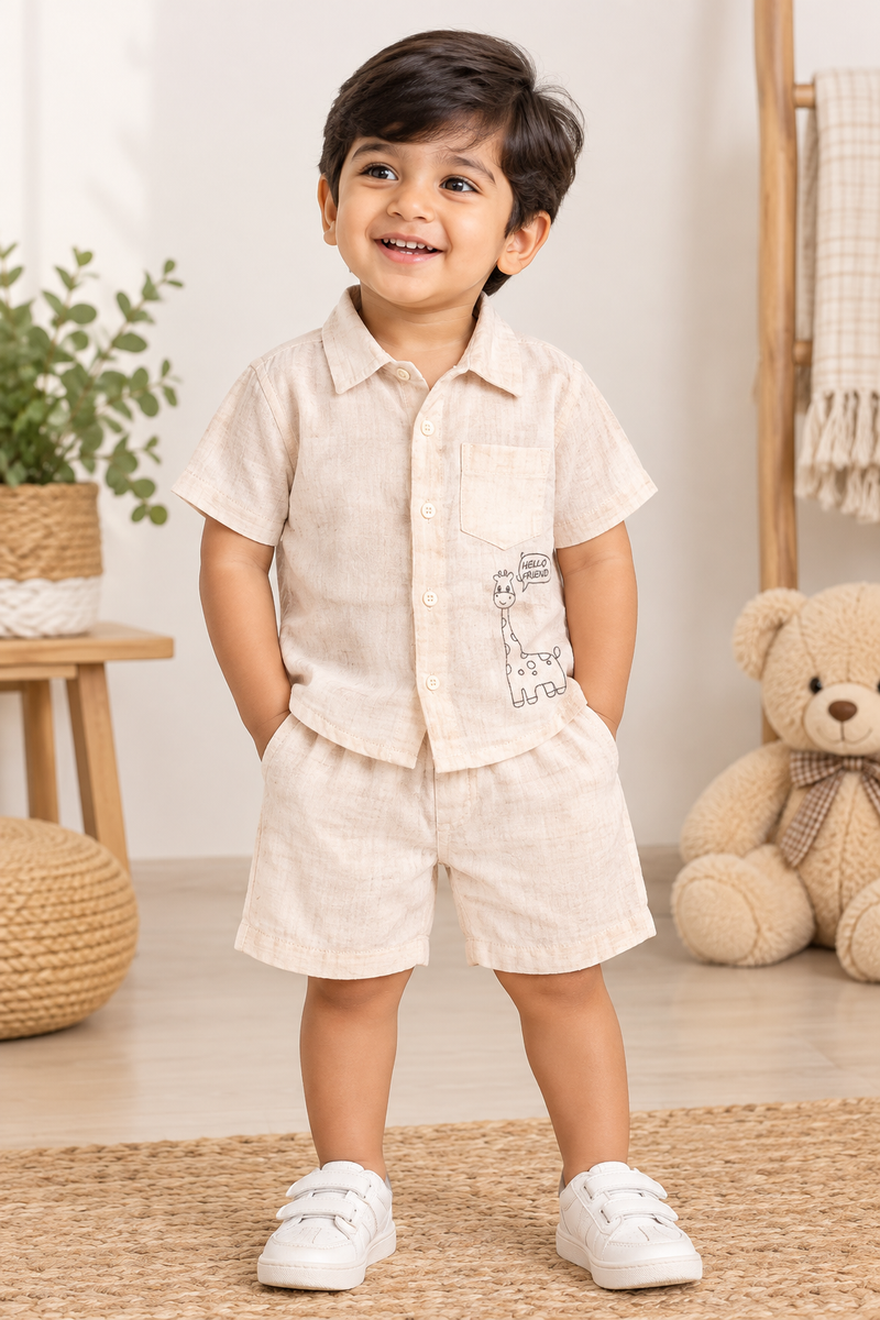 Muslin Collar Co-Ord Set