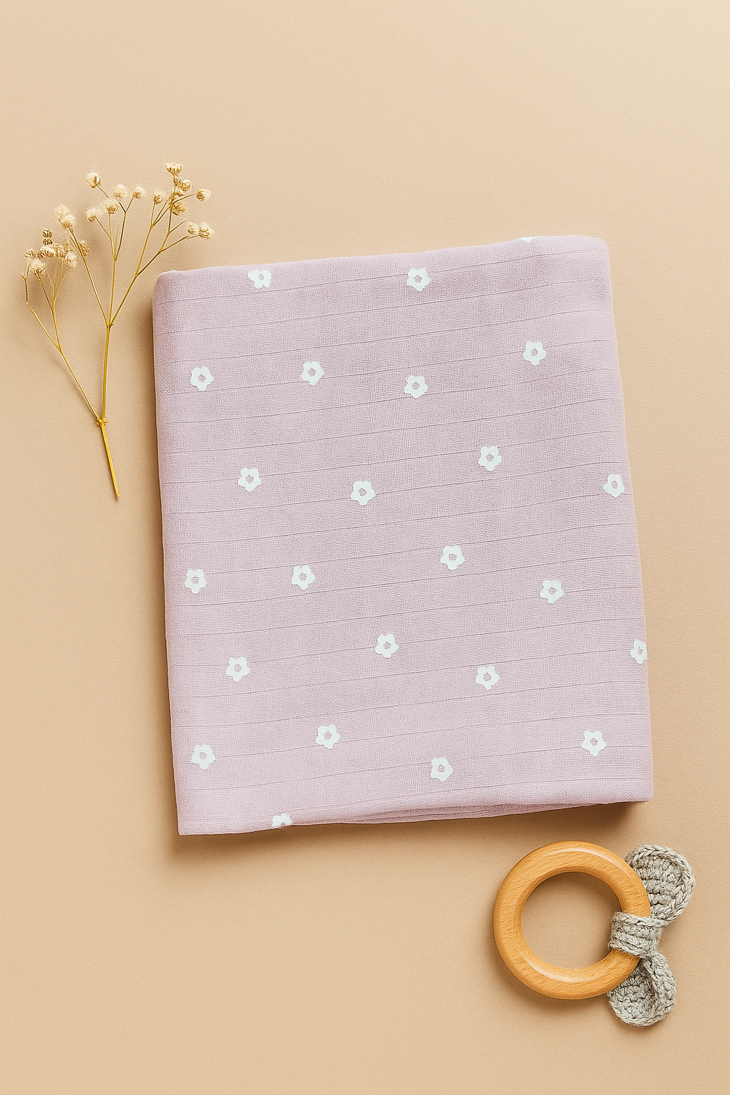 Muslin Printed Bath Towel