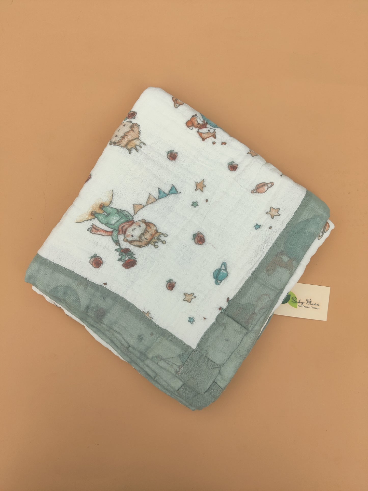Crinkled Muslin Blankets - 6 Layered