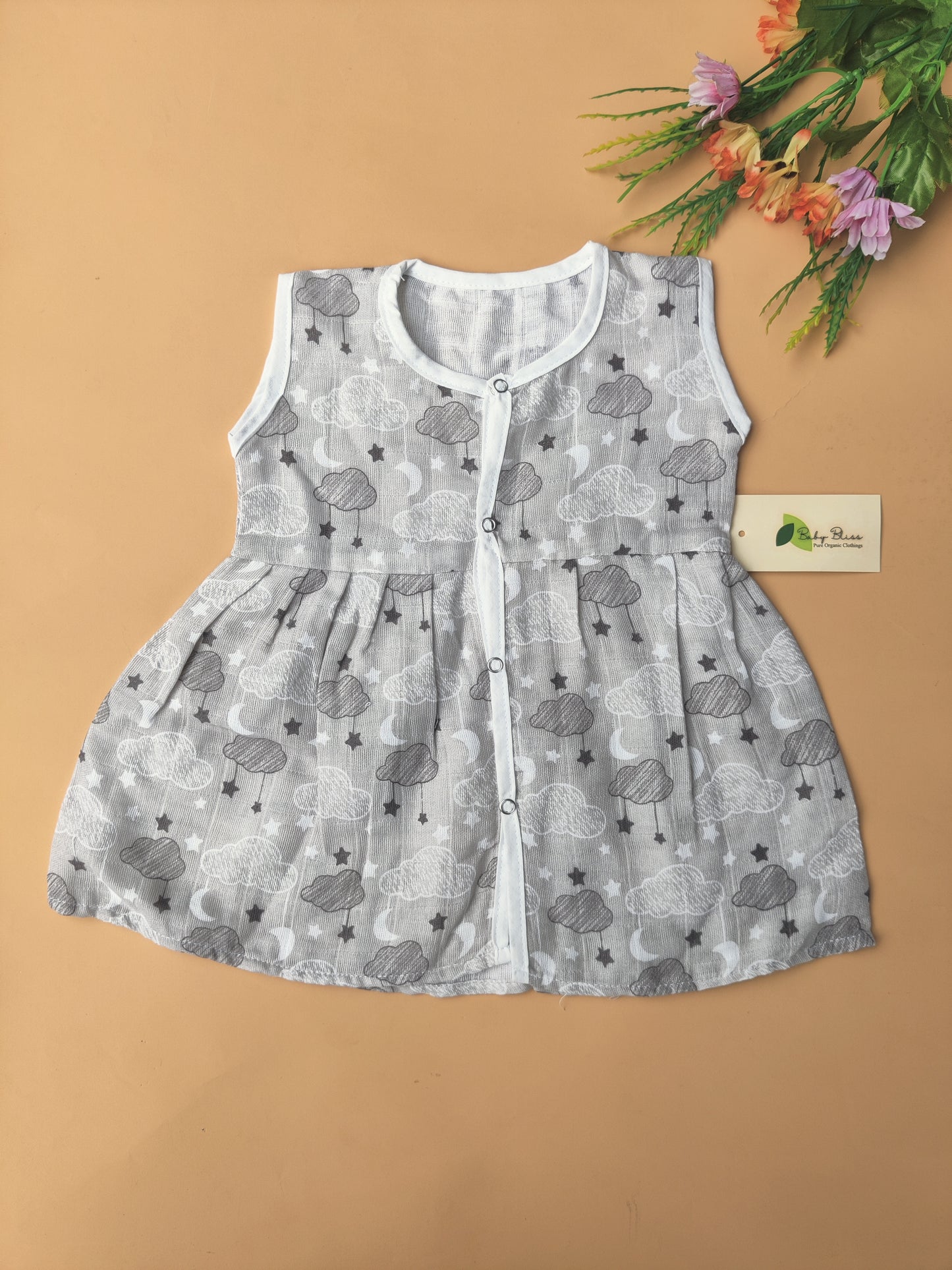 Muslin Frocks Combo (0-6 M)