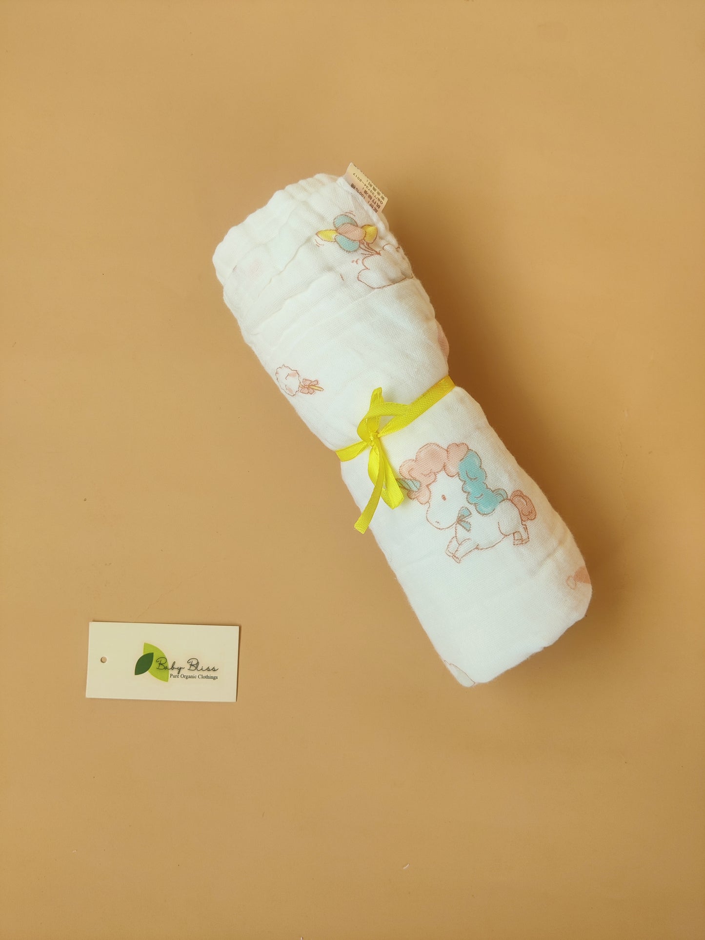 Crinkled Muslin Bath Towels
