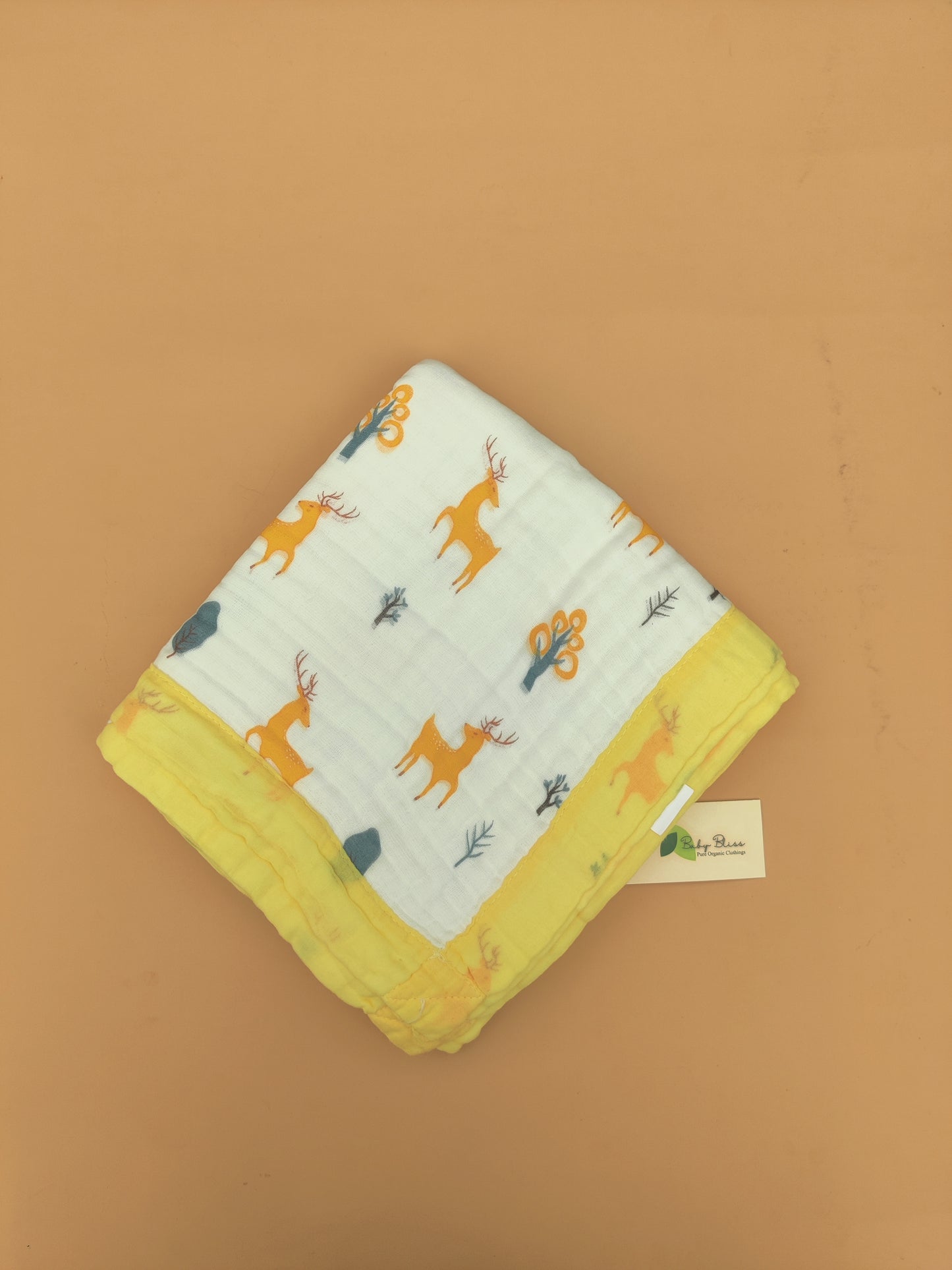 Crinkled Muslin Blankets - 6 Layered
