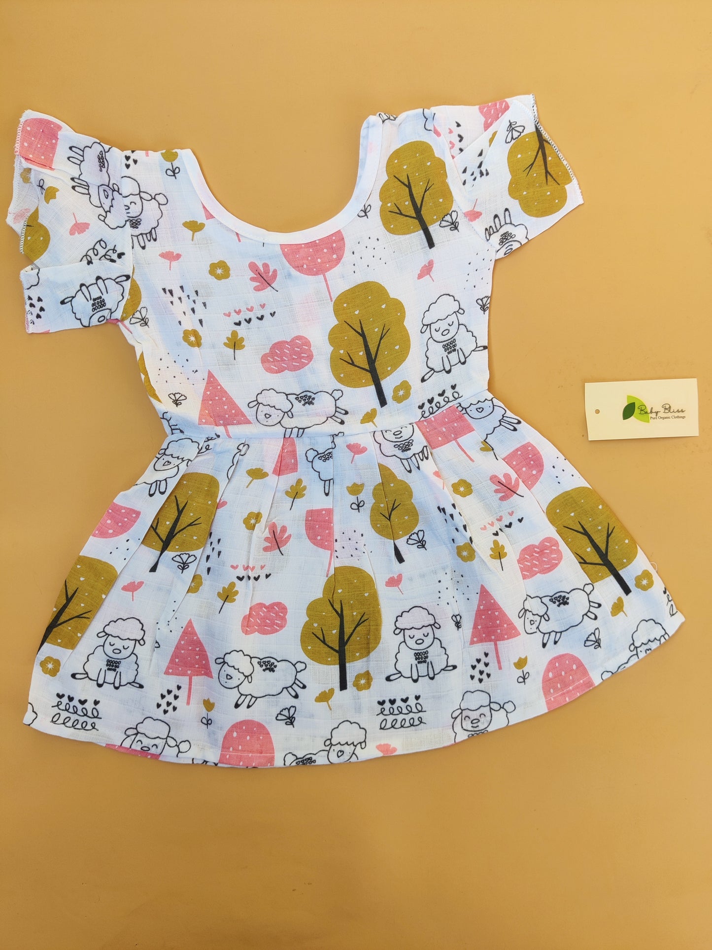 Muslin Umbrella Sleeve Frocks