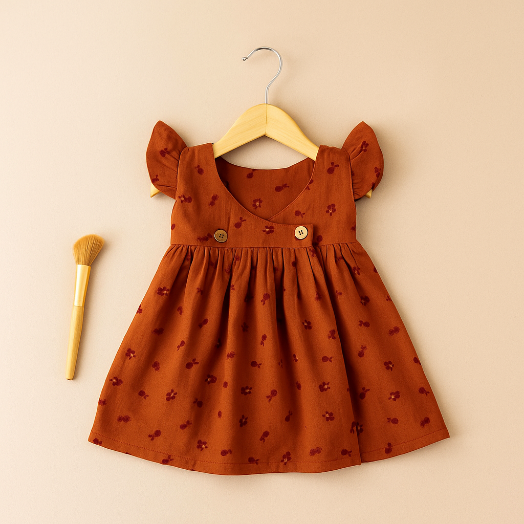 Premium Muslin Cross Over Frocks