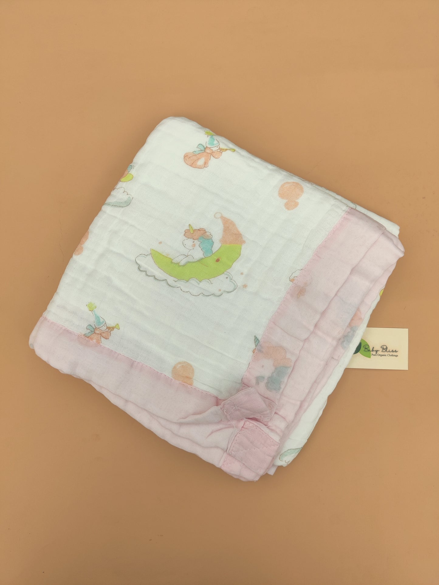 Crinkled Muslin Blankets - 6 Layered
