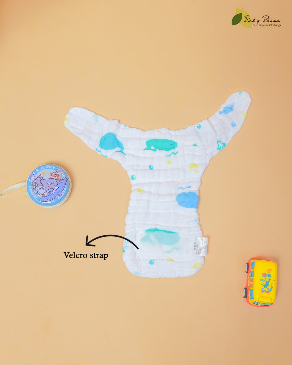 Crinkled Muslin Nappies – 6-Layered