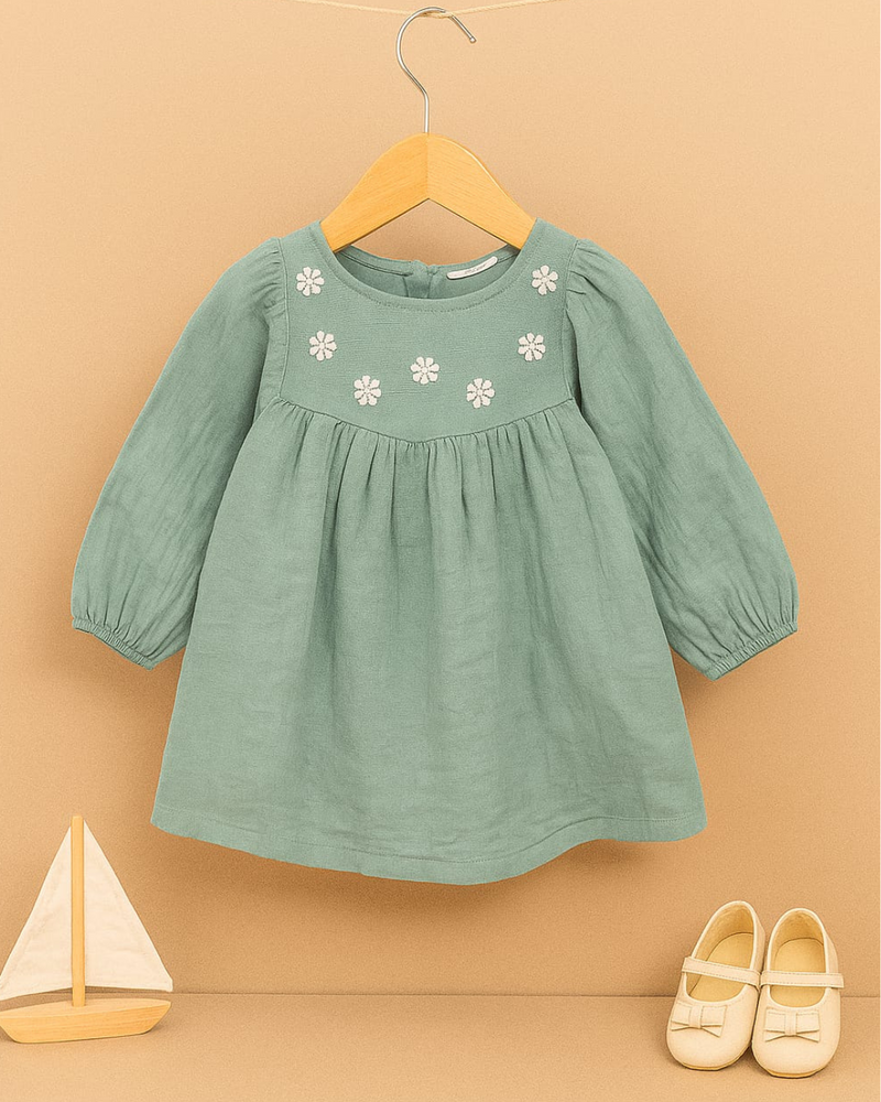 Premium Muslin Embroidery Frocks