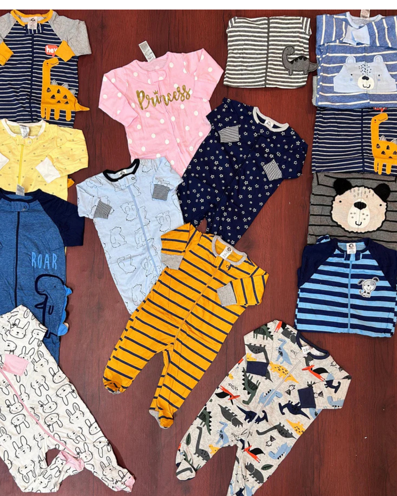 Cotton Rompers - Pack of 3