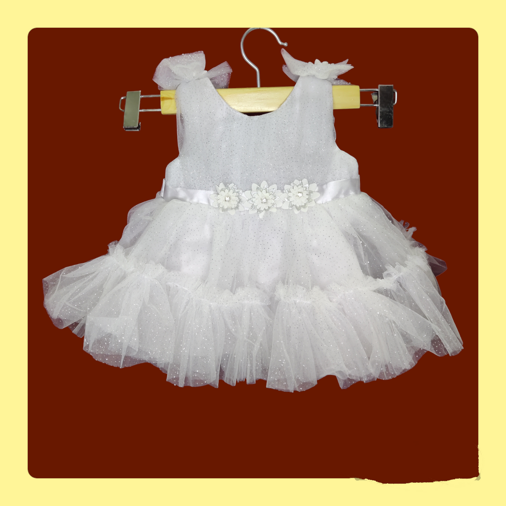 White Flared Frocks
