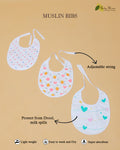 Muslin 4-Layered Bibs