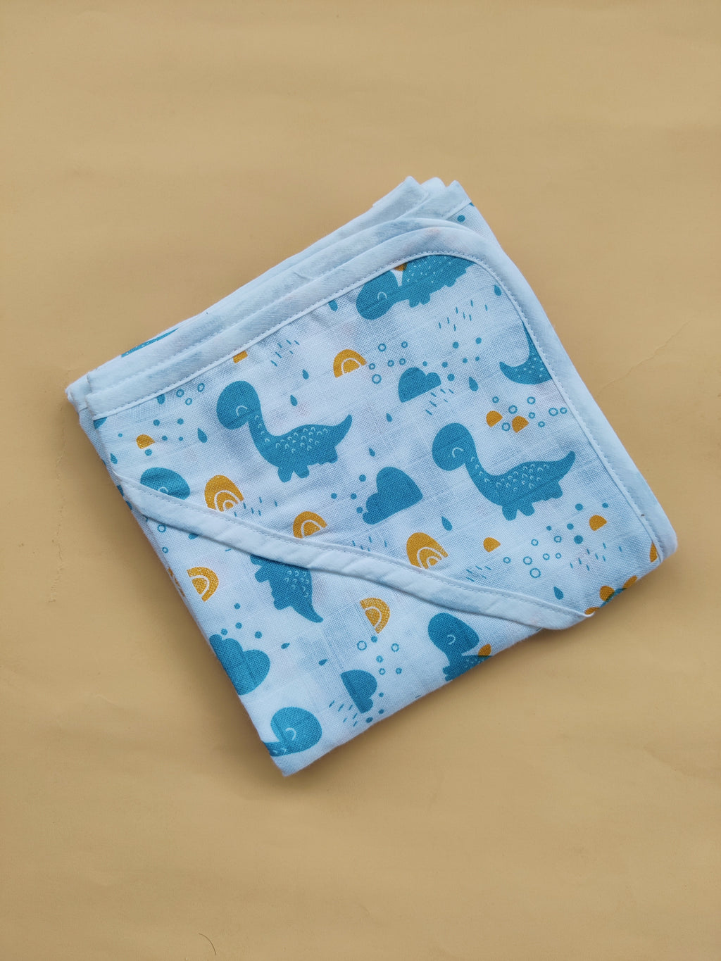 Premium Muslin Double Layered Hooded Towel