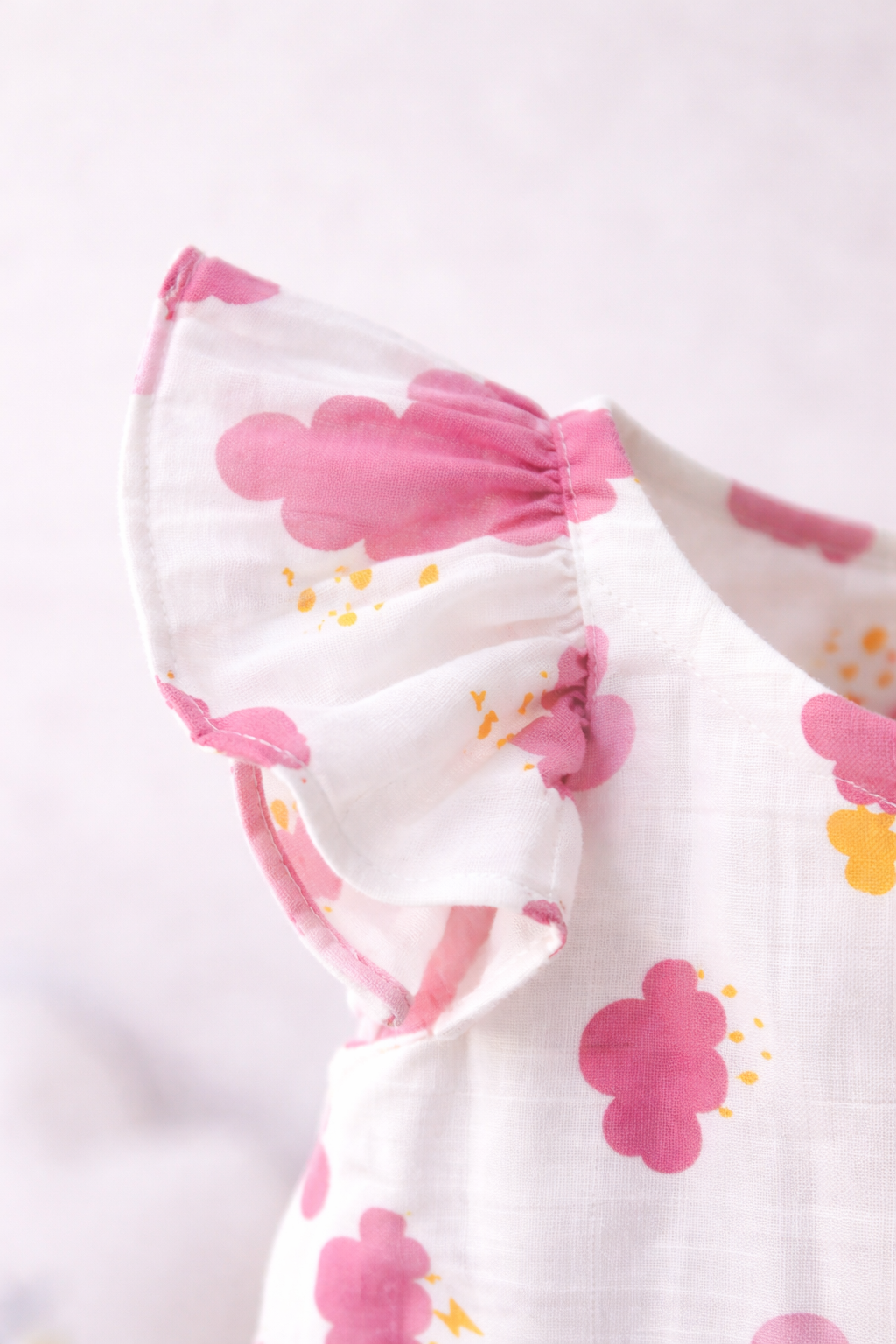 Muslin Frilled Back Knot Frocks