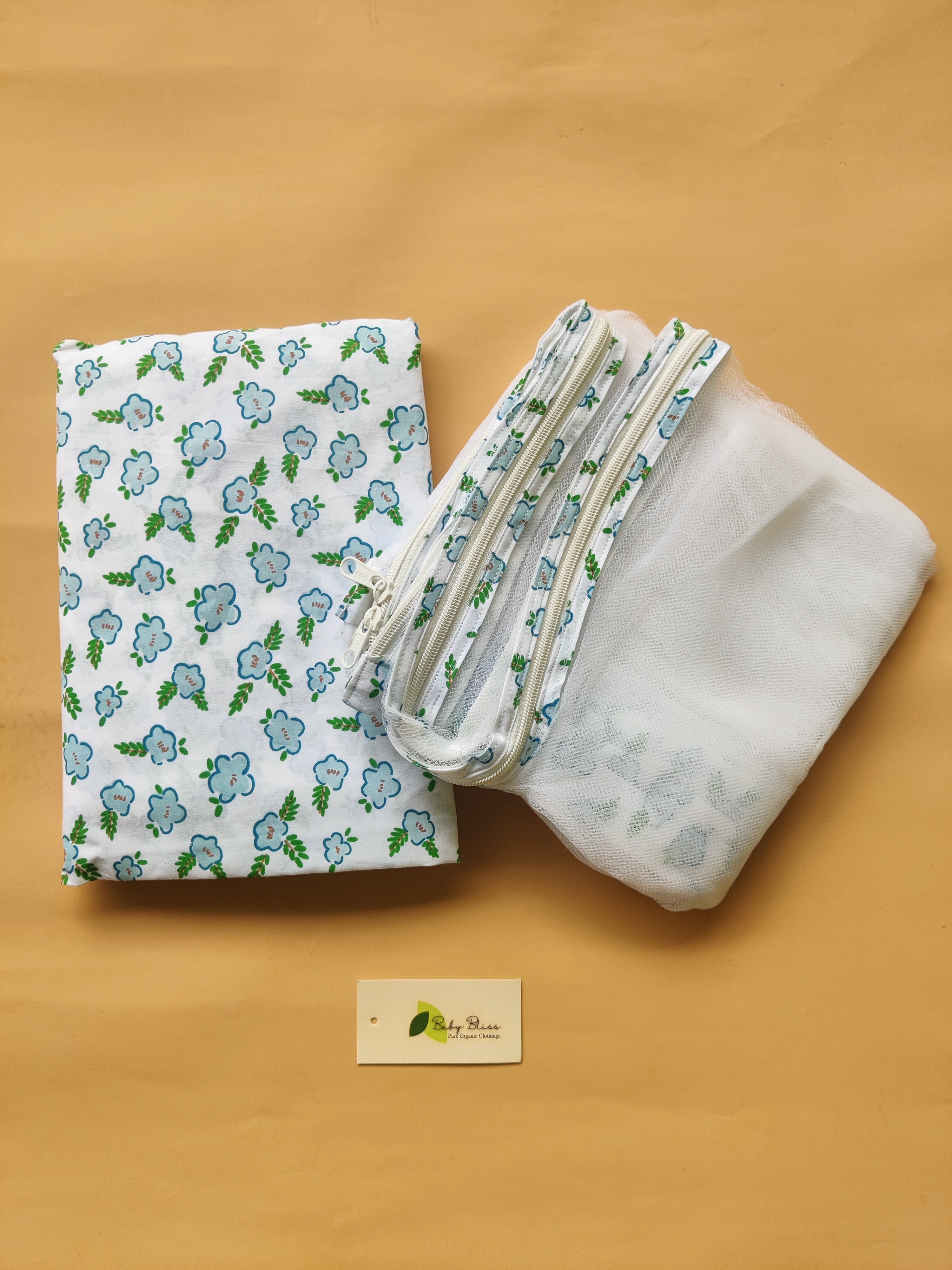 Cotton Cradle Cloth with Mosquito Net