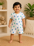 Muslin Half Sleeve Rompers